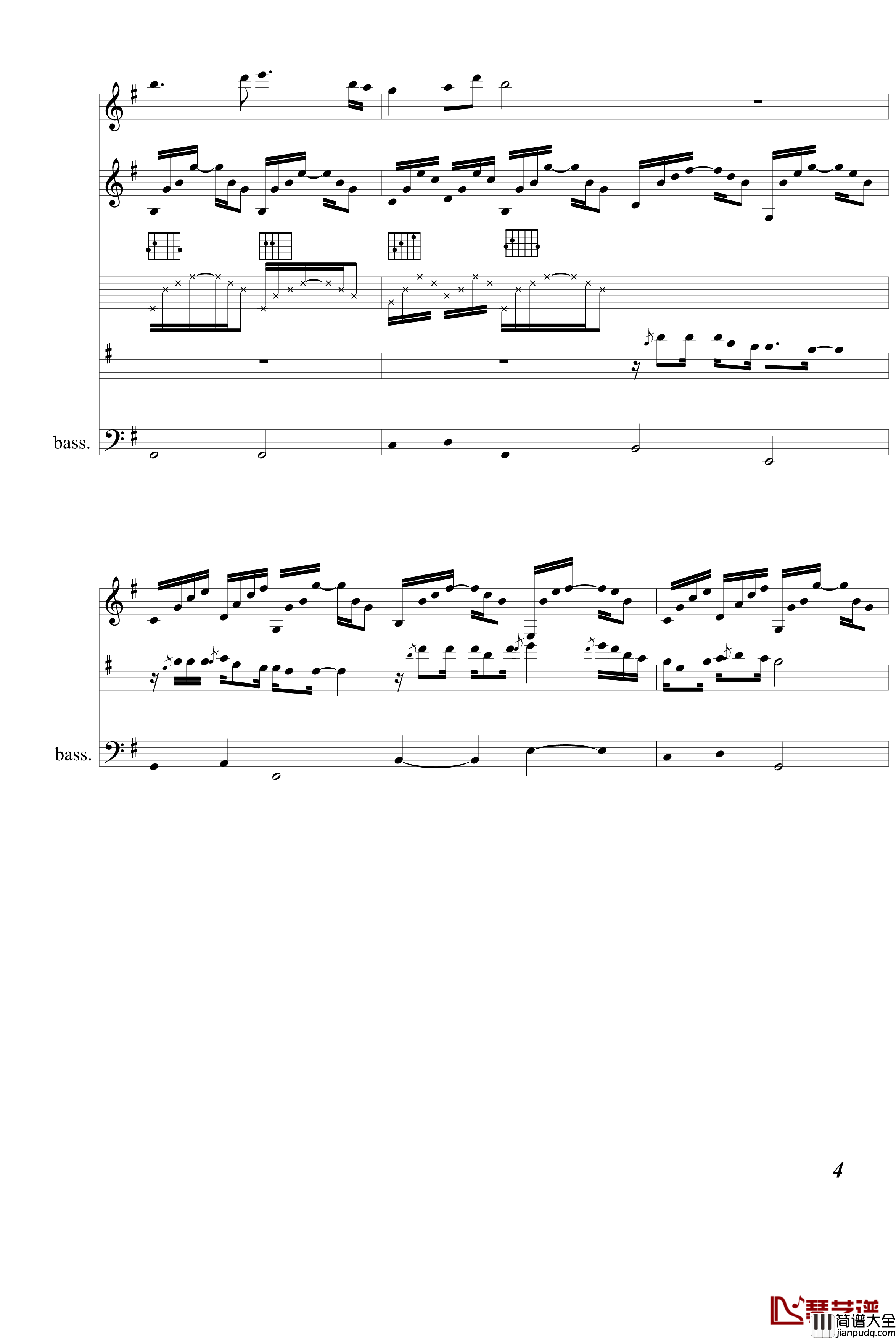 一生何求钢琴谱_陈百强