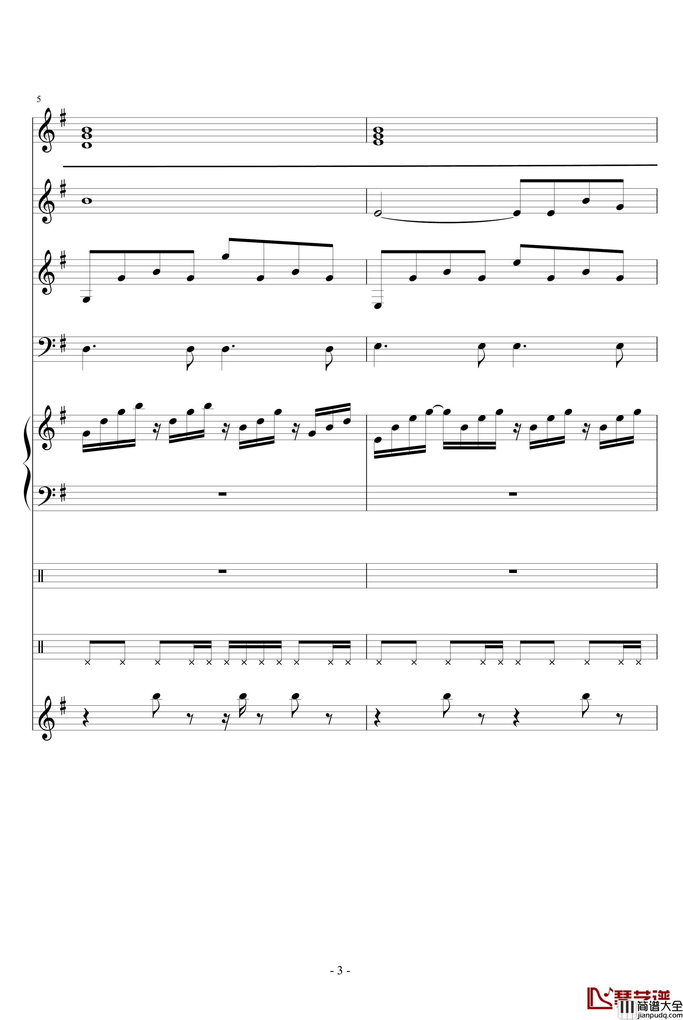 为什么你要离开我钢琴谱_琳琅