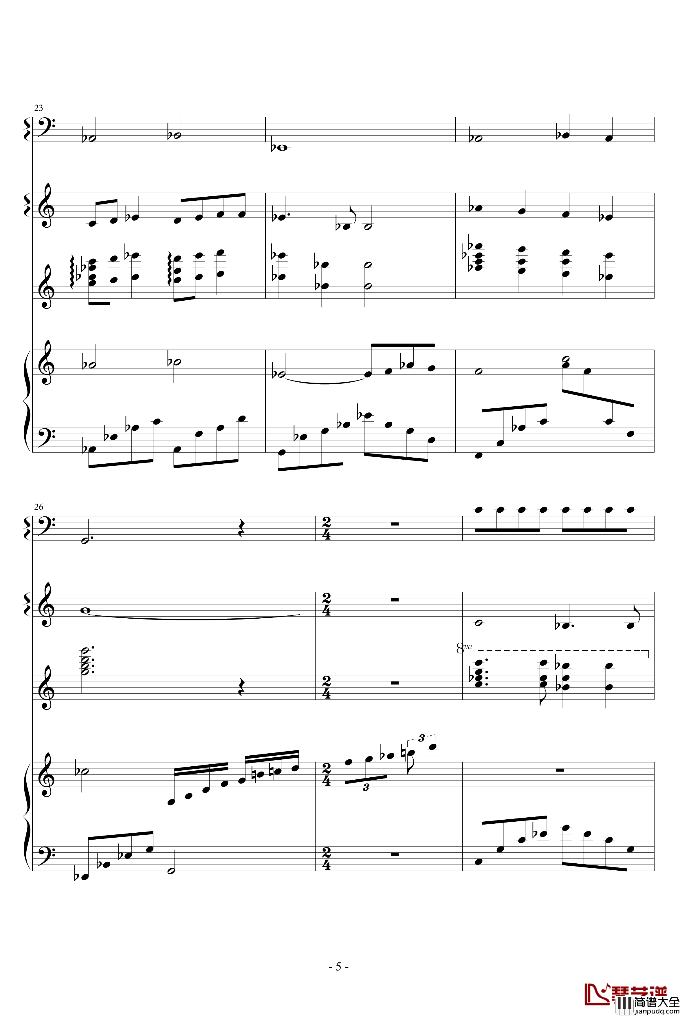 当天空之城成为废墟钢琴谱_游戏