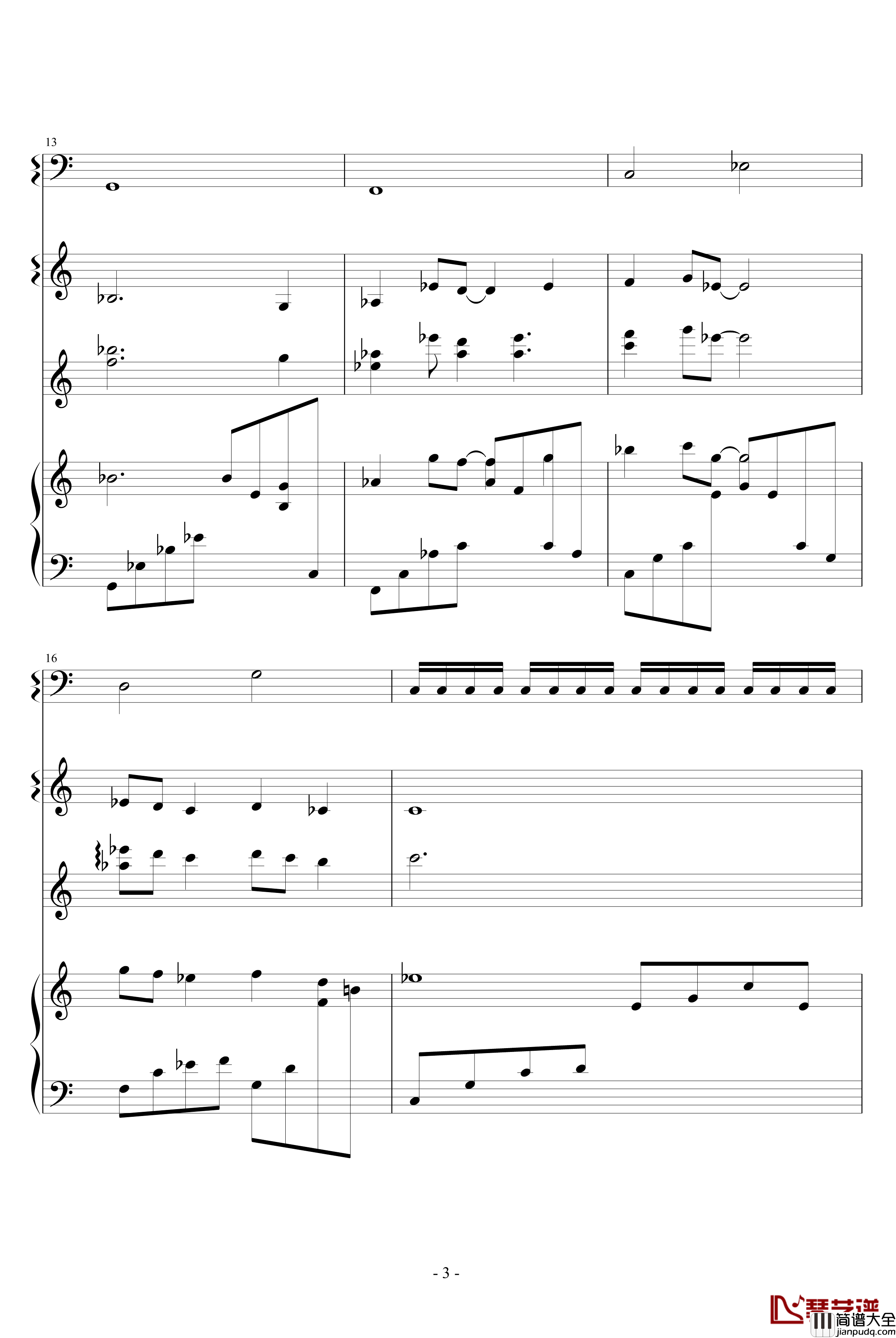 当天空之城成为废墟钢琴谱_游戏