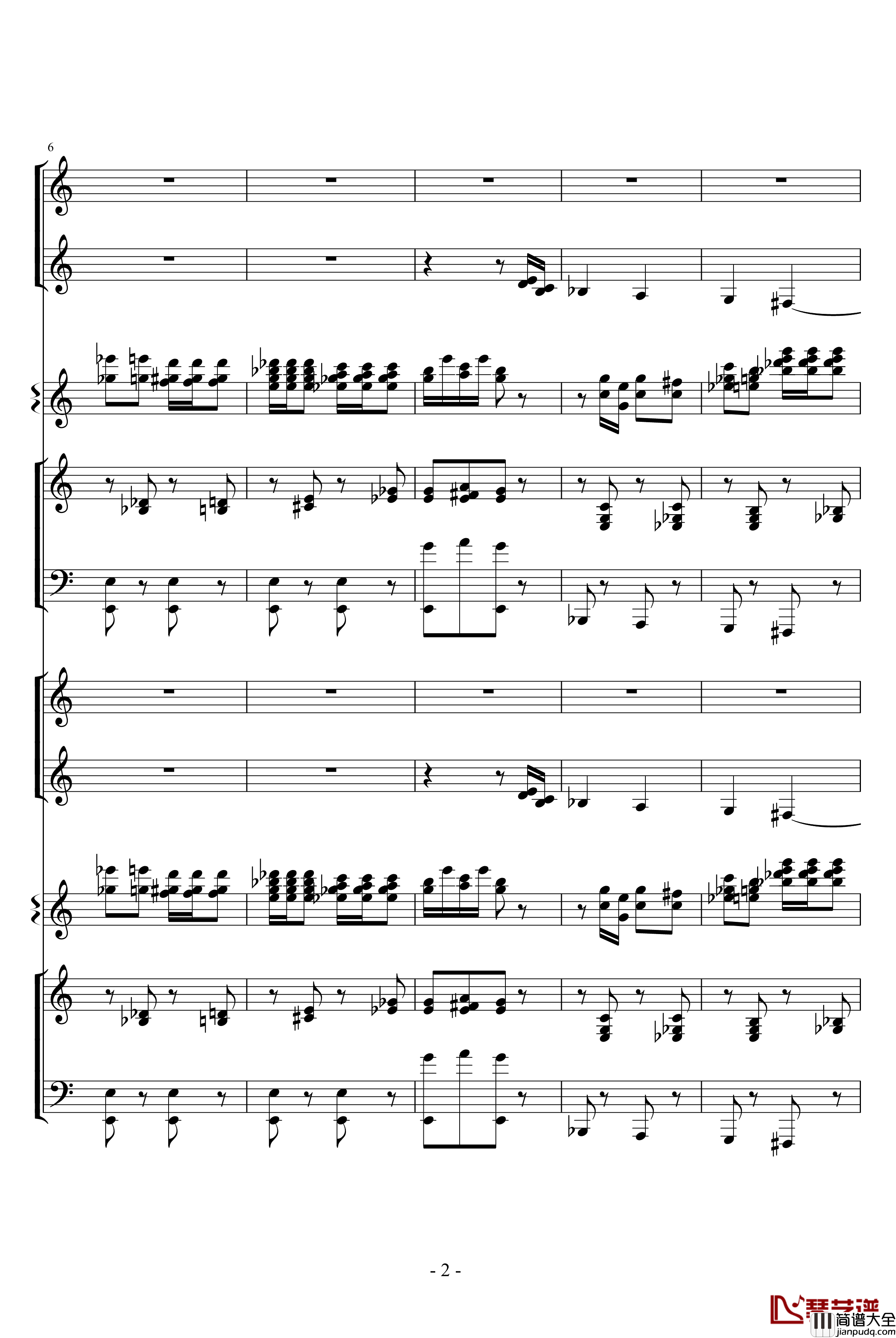 甜蜜幻想之舞钢琴谱_柴科夫斯基