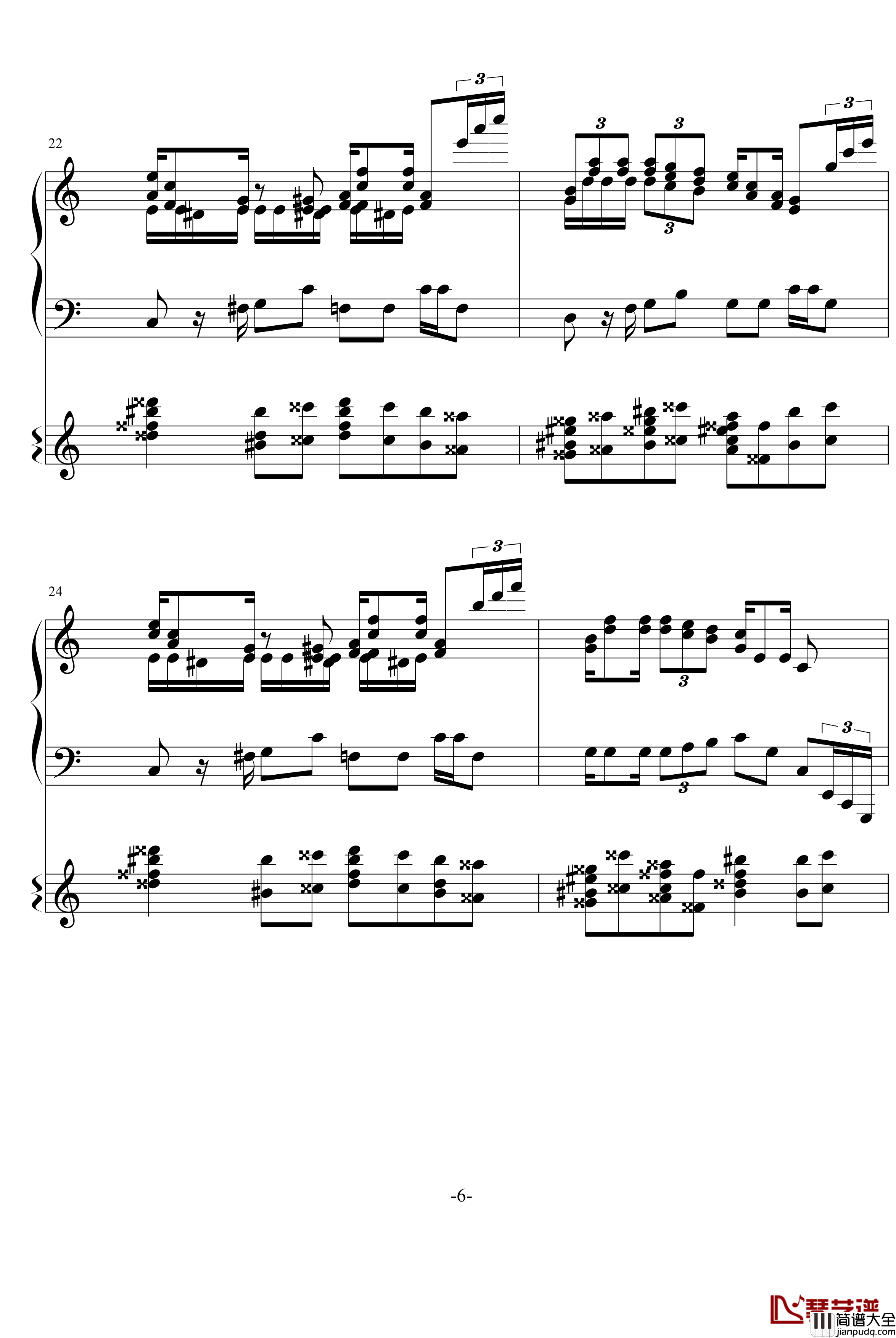 莫扎特和任天堂的故事钢琴谱_超级玛莉