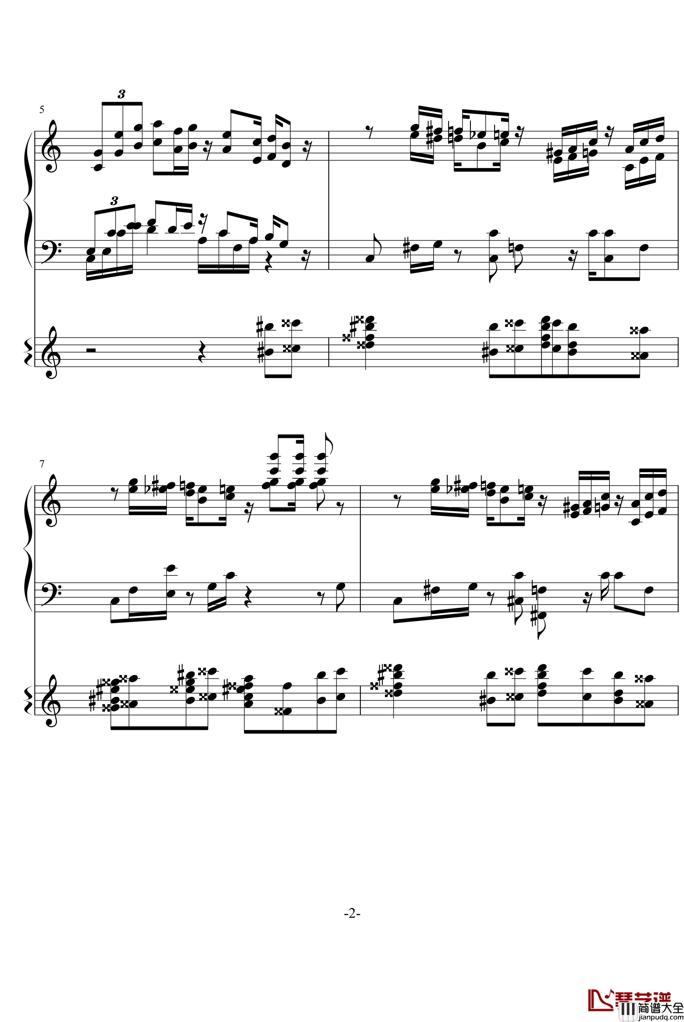 莫扎特和任天堂的故事钢琴谱_超级玛莉