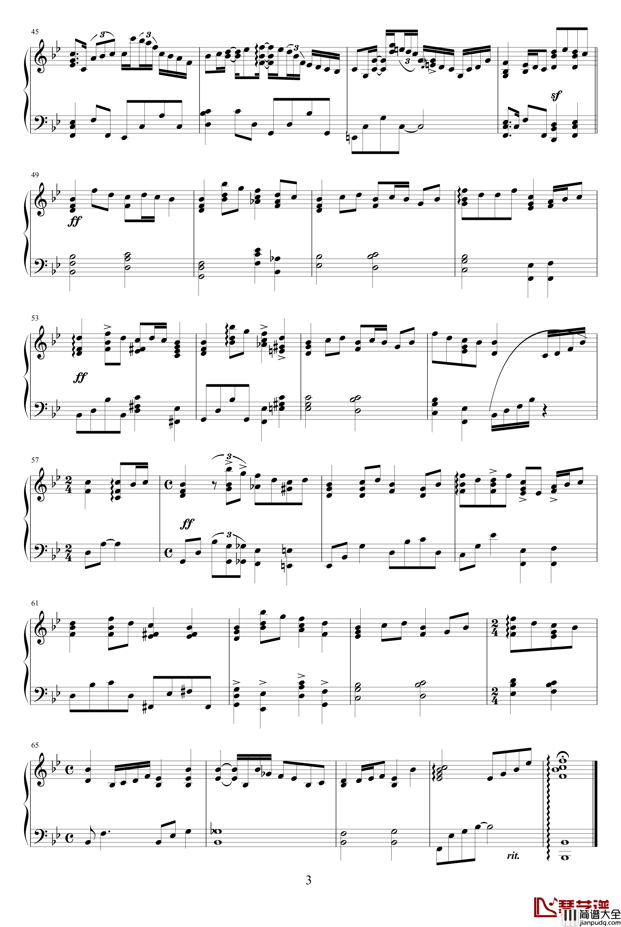 各自远扬钢琴谱_江崎とし子