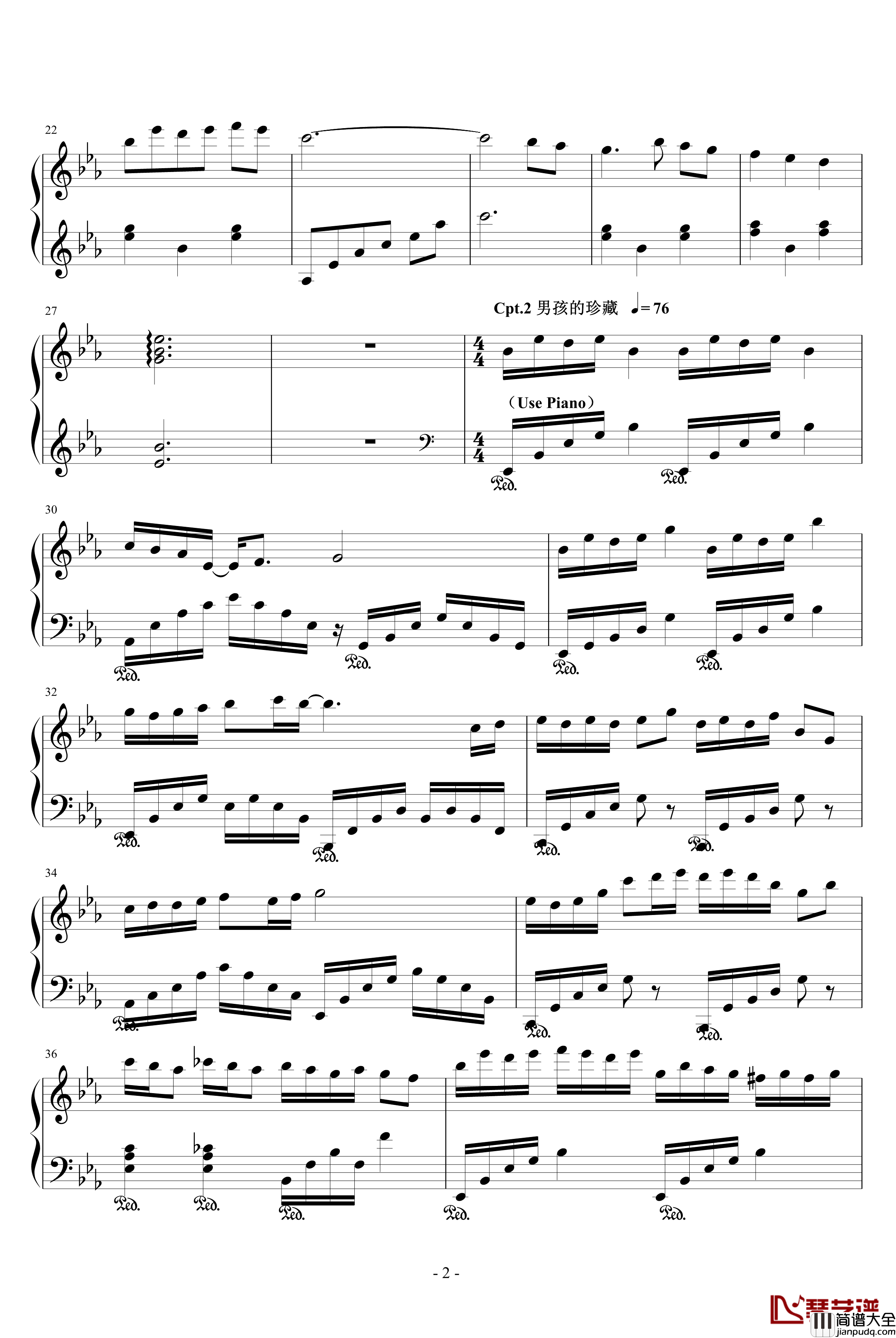 星星的纪念钢琴谱_Ku.Klux.Klan