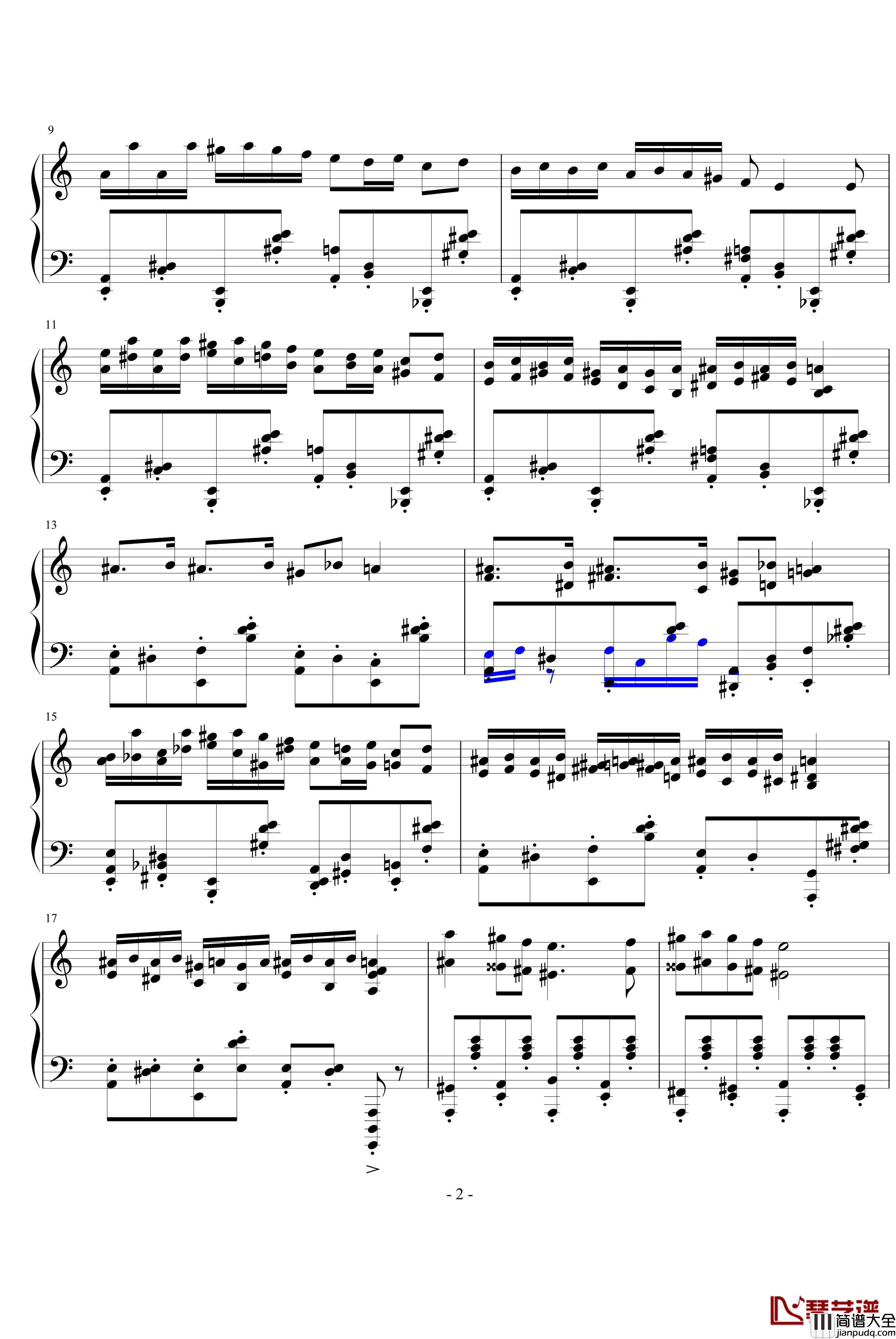 傻子乱舞钢琴谱_癫痫版_清代皇帝