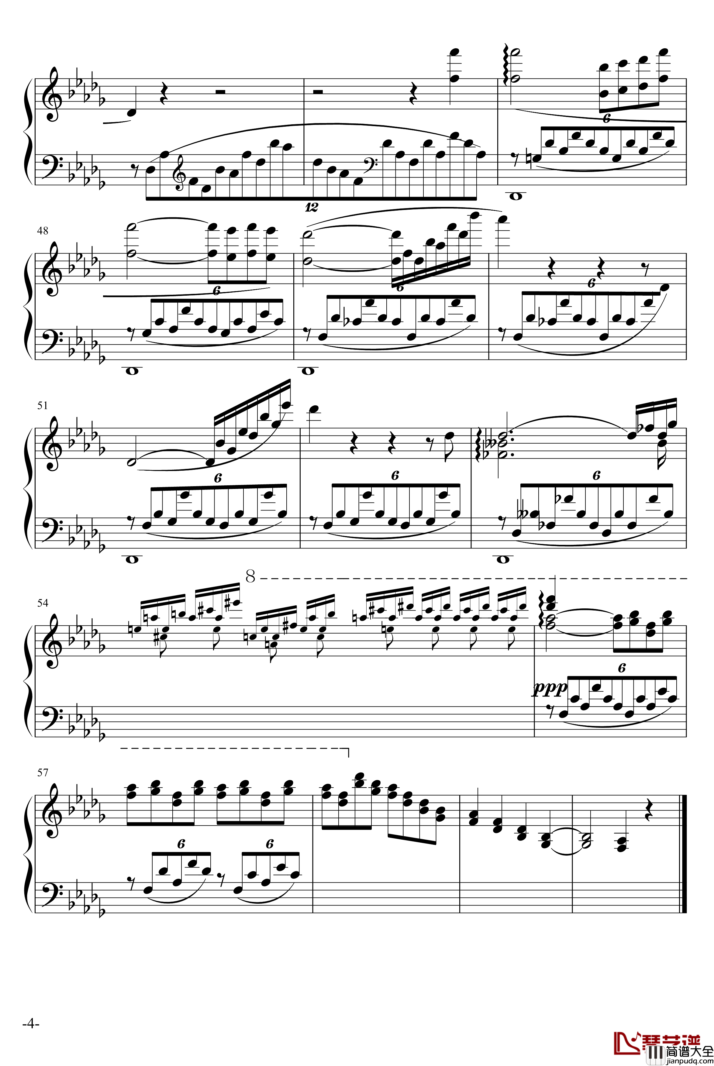 李斯特安慰第三首钢琴谱_李斯特