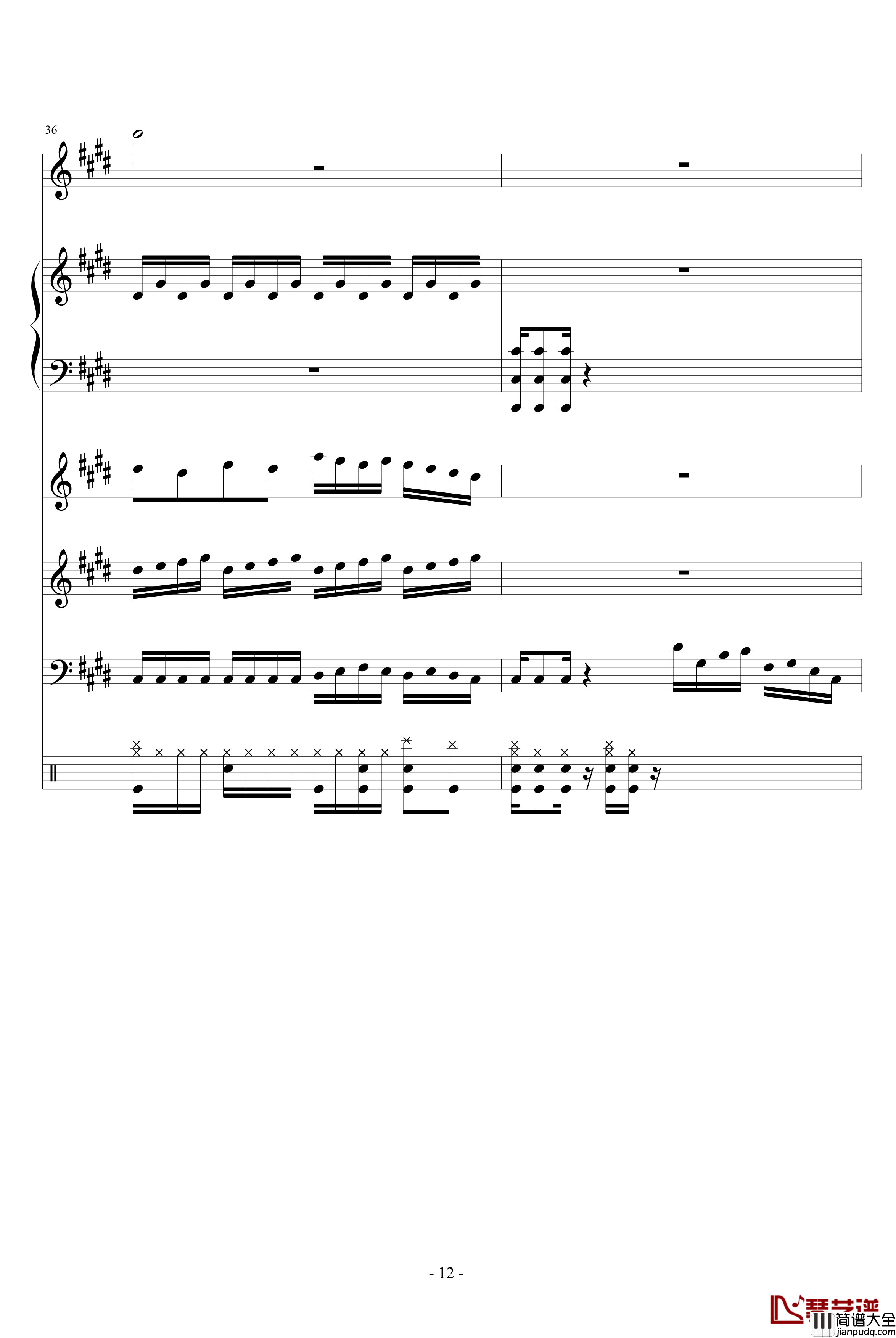 MR.FUCK钢琴谱_ansaiy