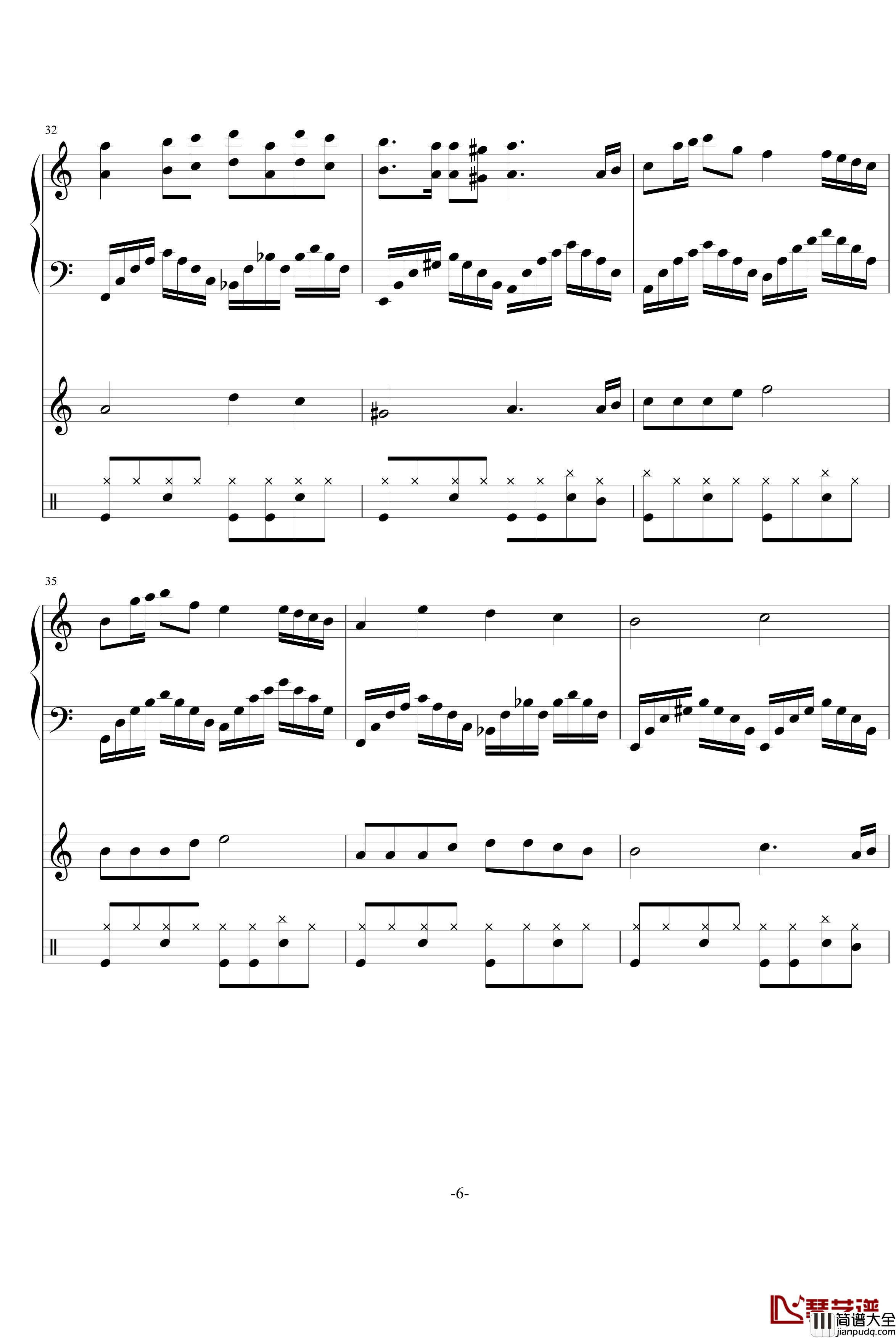 独自一人钢琴谱_PianoYZ