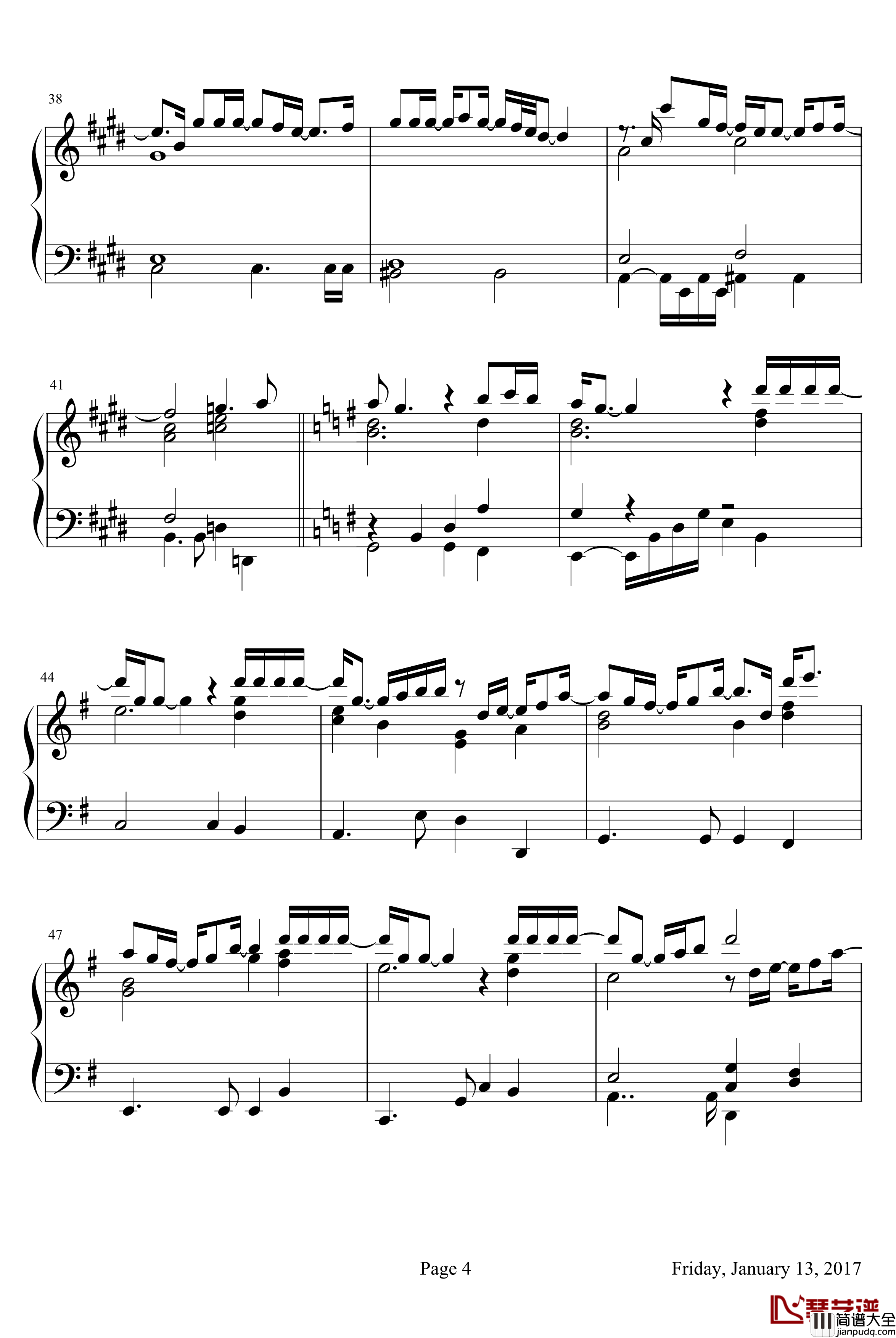 Inolvidable钢琴谱_yesterday1_蘿拉普西妮