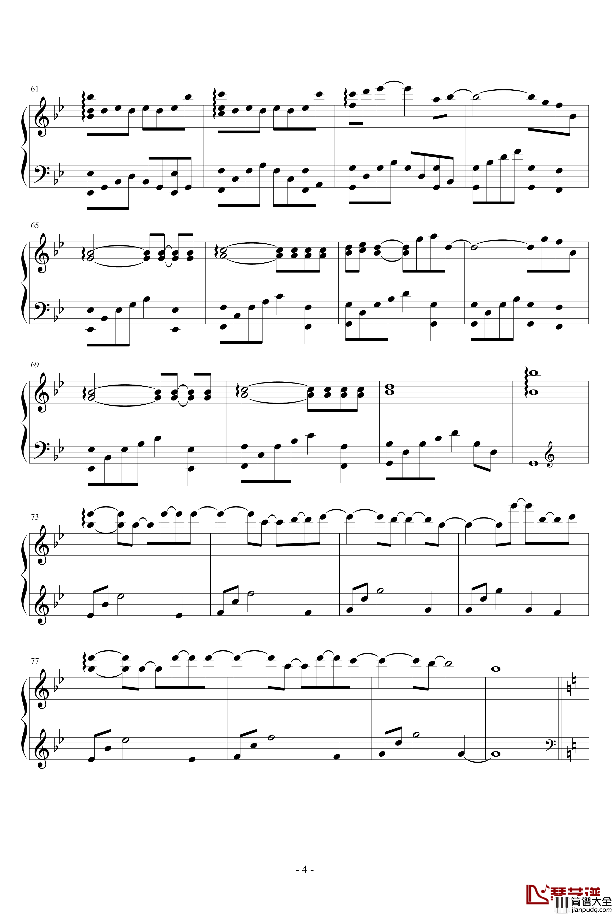 你走以后钢琴谱__呼吸_纯钢琴版_吴越