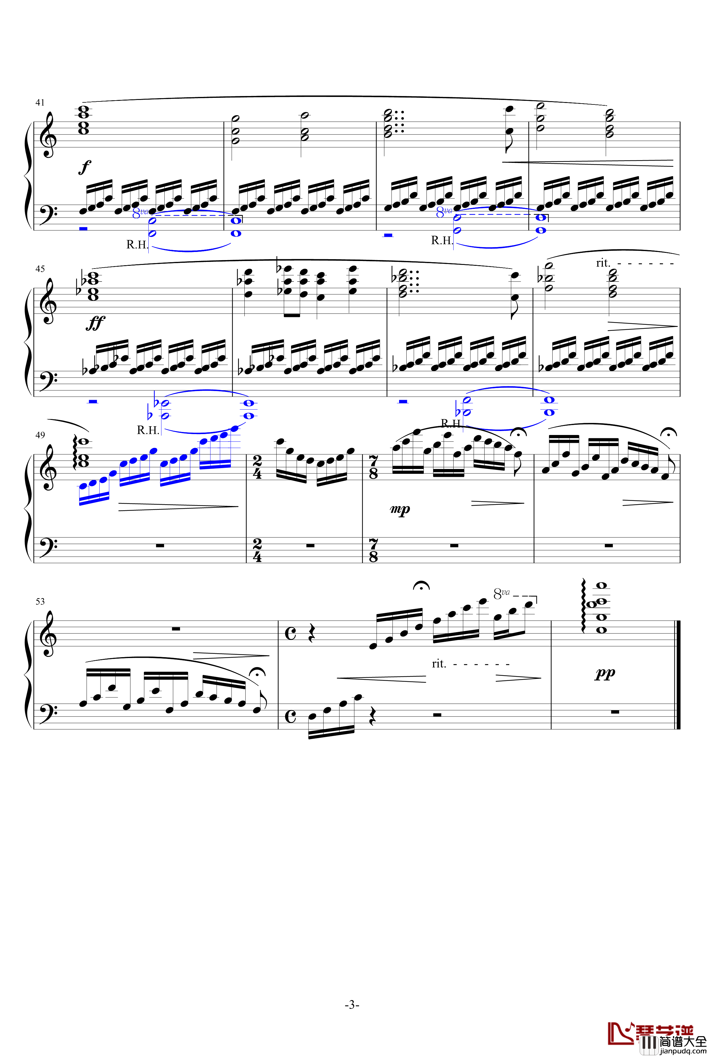 The_Prelude钢琴谱_Final_Fantasy_游戏