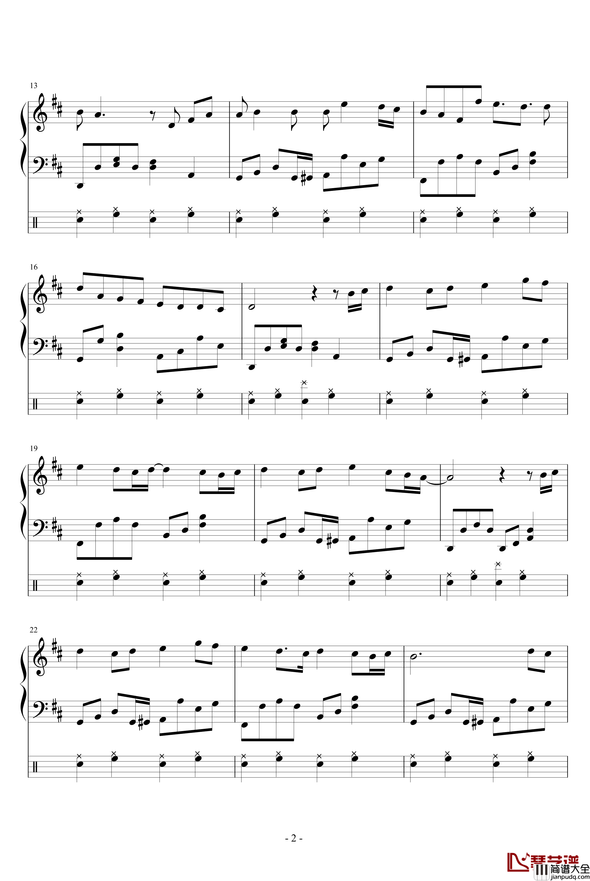 34班班歌钢琴谱_未知分类