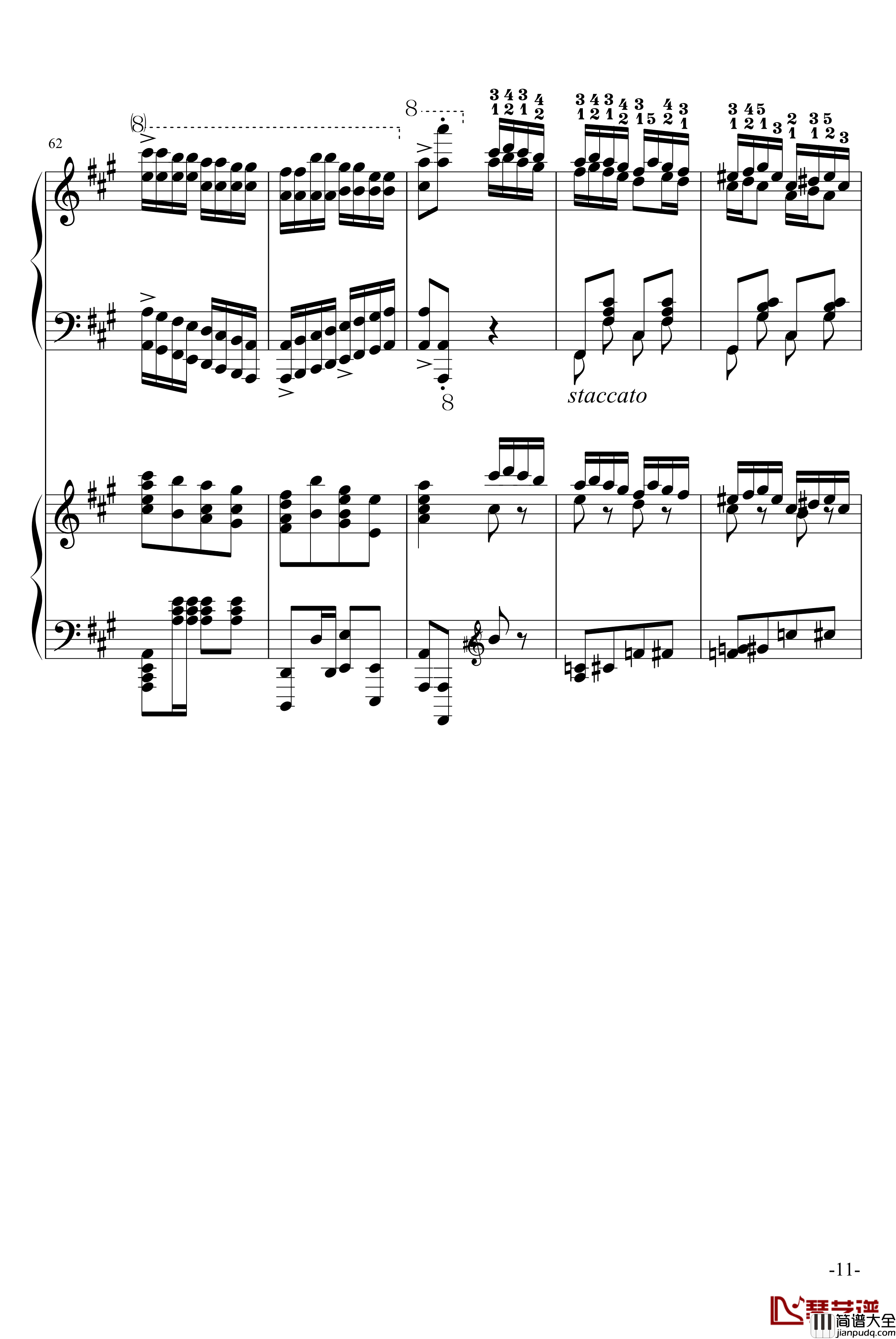 斗琴就找土耳其真实惠钢琴谱_修改_莫扎特