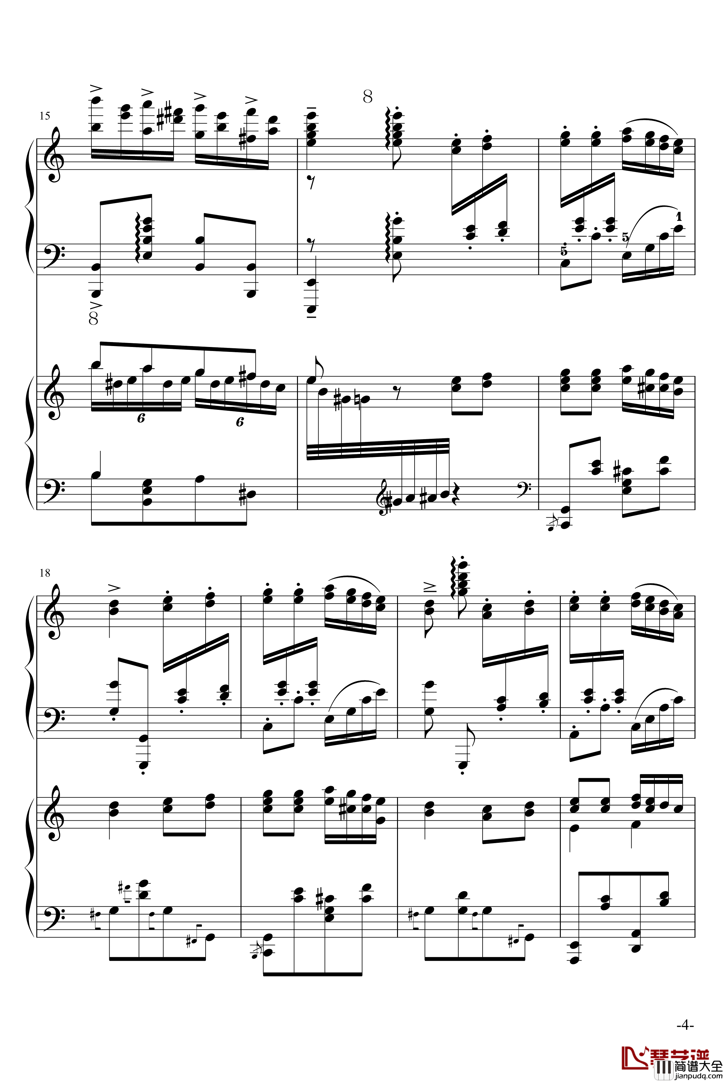 斗琴就找土耳其真实惠钢琴谱_修改_莫扎特