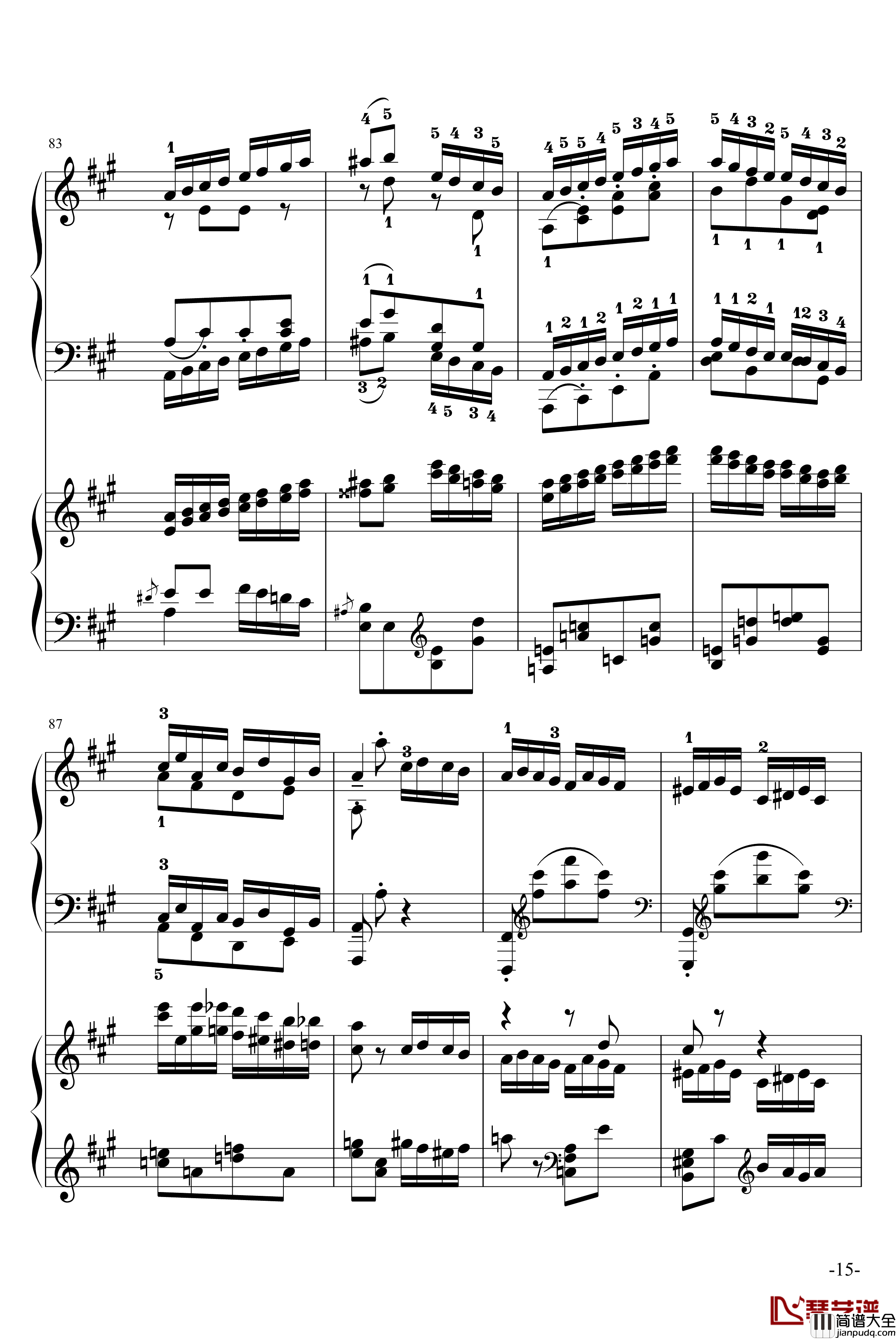 斗琴就找土耳其真实惠钢琴谱_修改_莫扎特