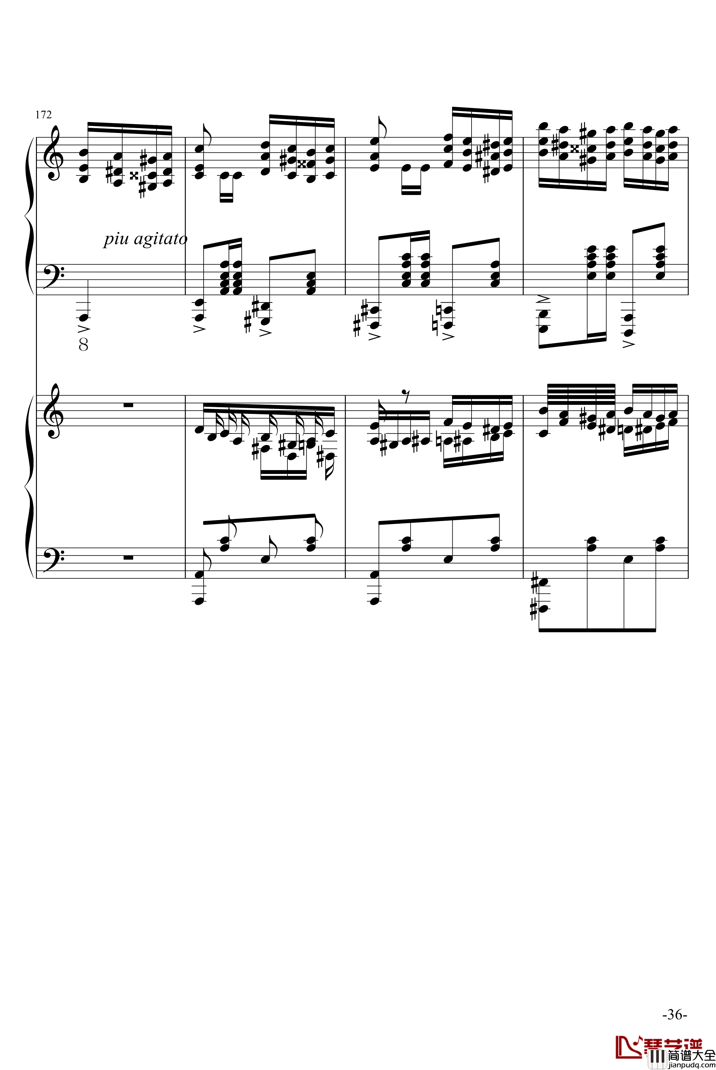 斗琴就找土耳其真实惠钢琴谱_修改_莫扎特