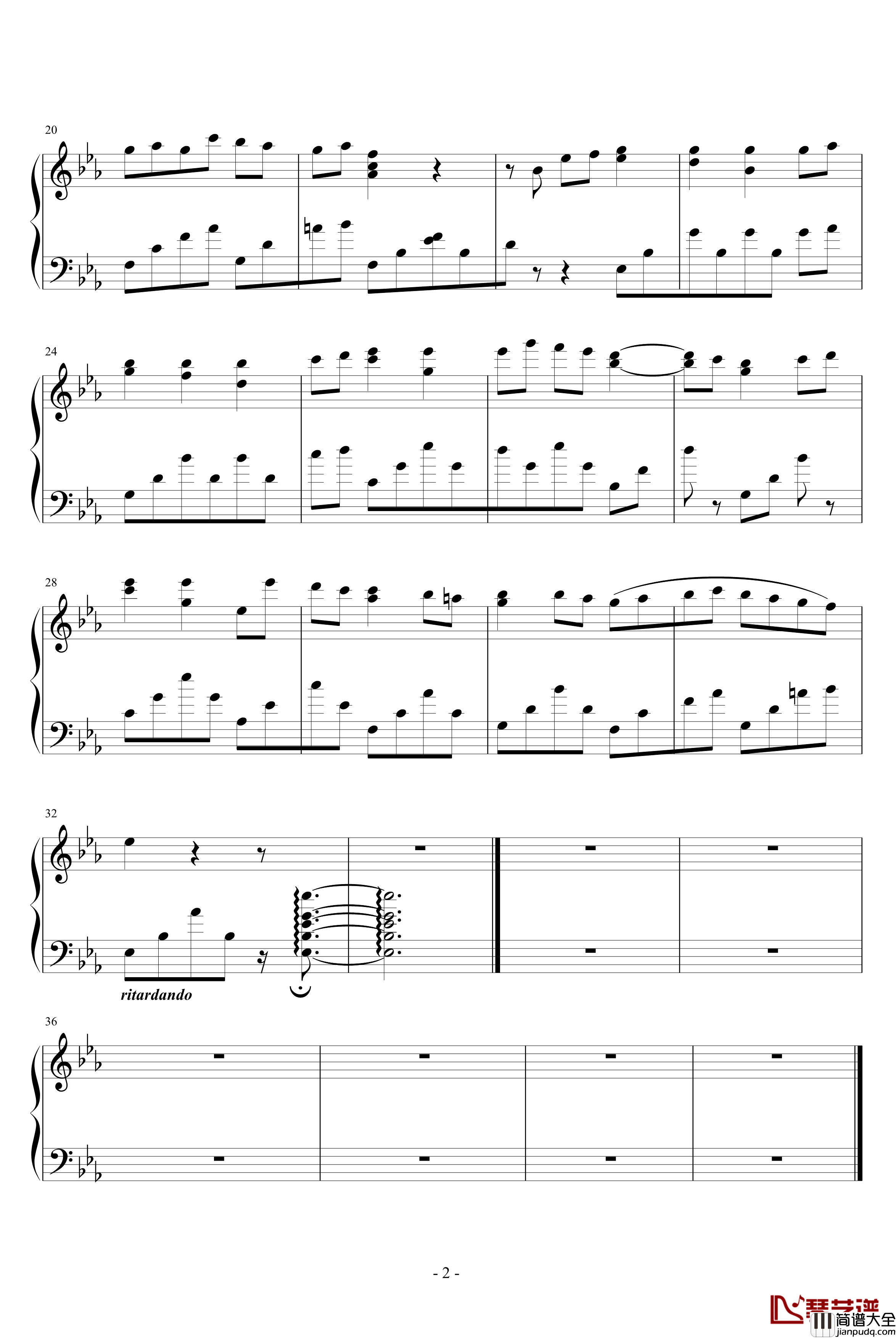 one_day's_love钢琴谱_it1365668