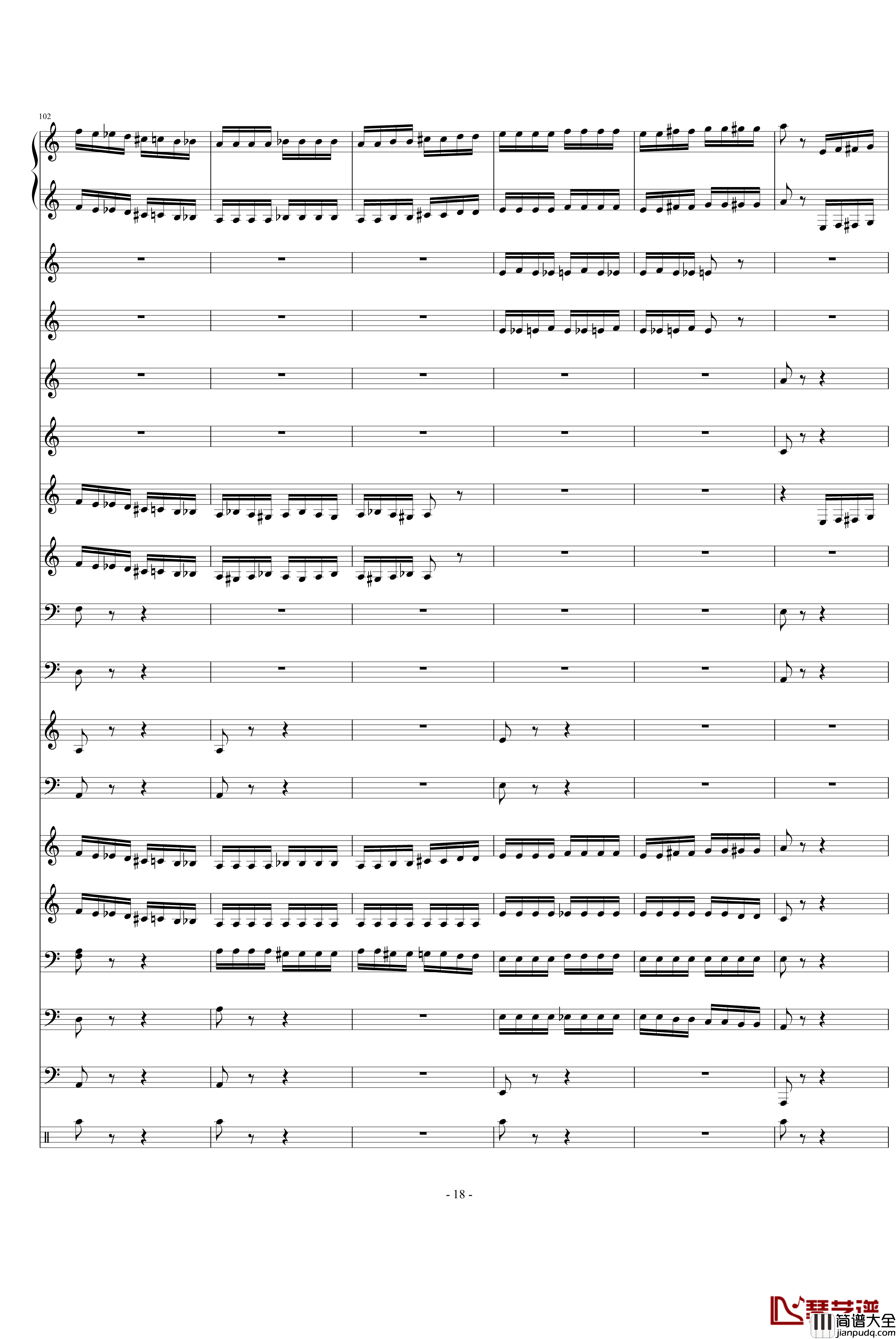 野蜂飞舞钢琴谱_Charm2版_里姆斯基_柯萨科夫