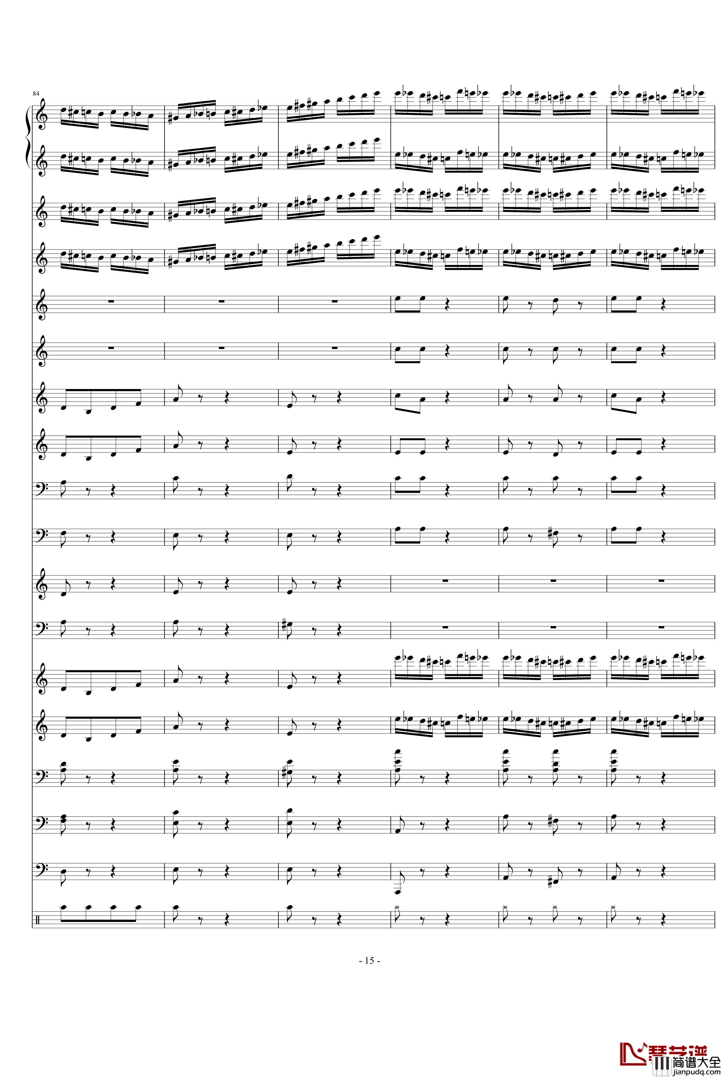 野蜂飞舞钢琴谱_Charm2版_里姆斯基_柯萨科夫