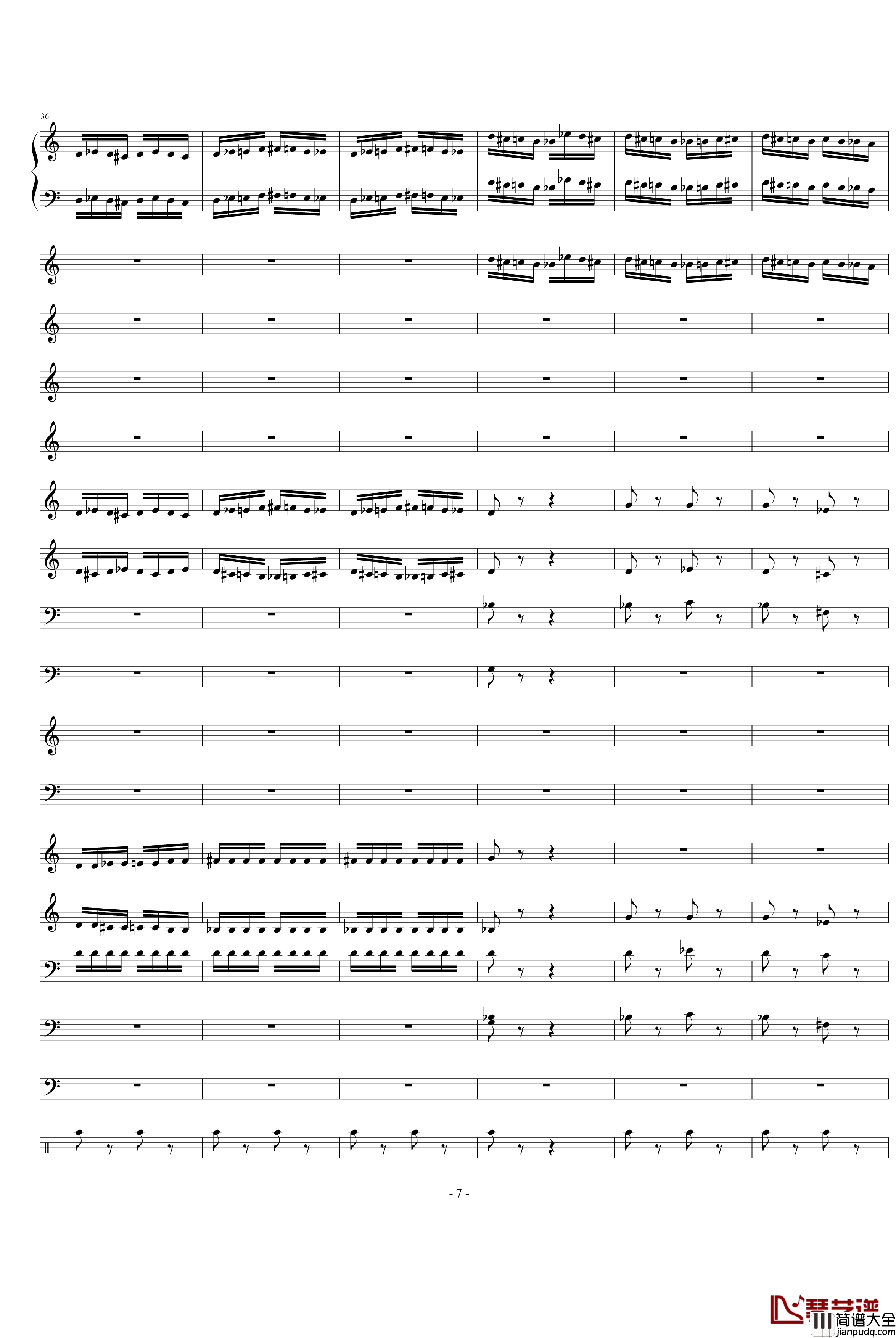 野蜂飞舞钢琴谱_Charm2版_里姆斯基_柯萨科夫