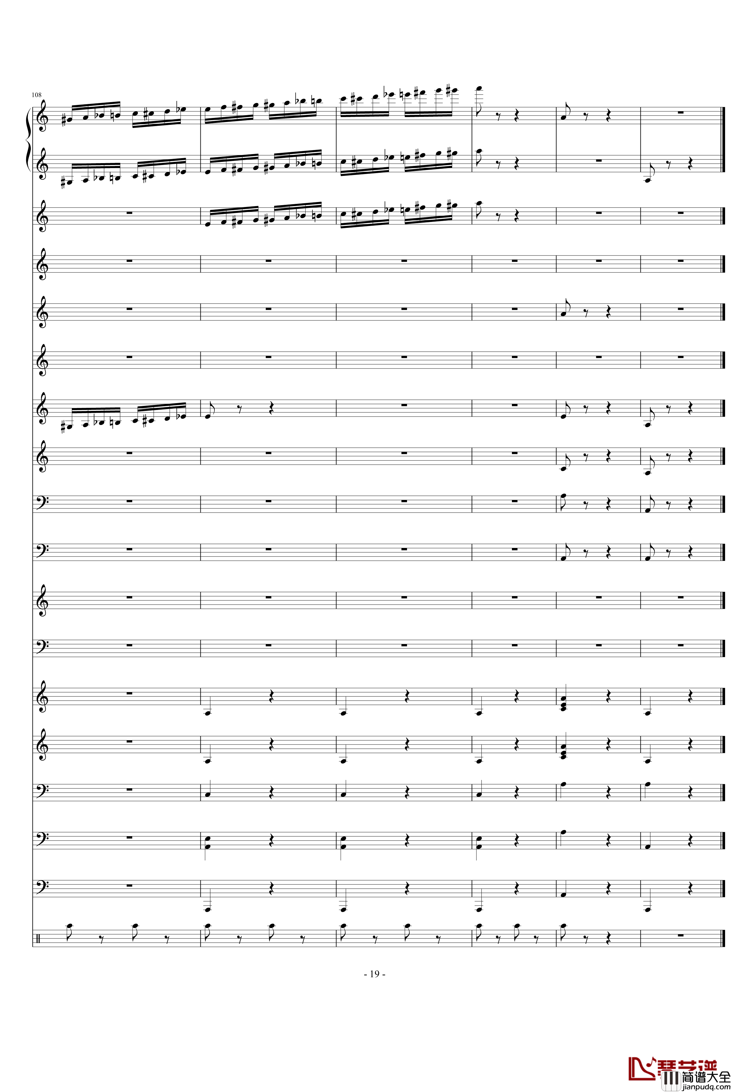 野蜂飞舞钢琴谱_Charm2版_里姆斯基_柯萨科夫