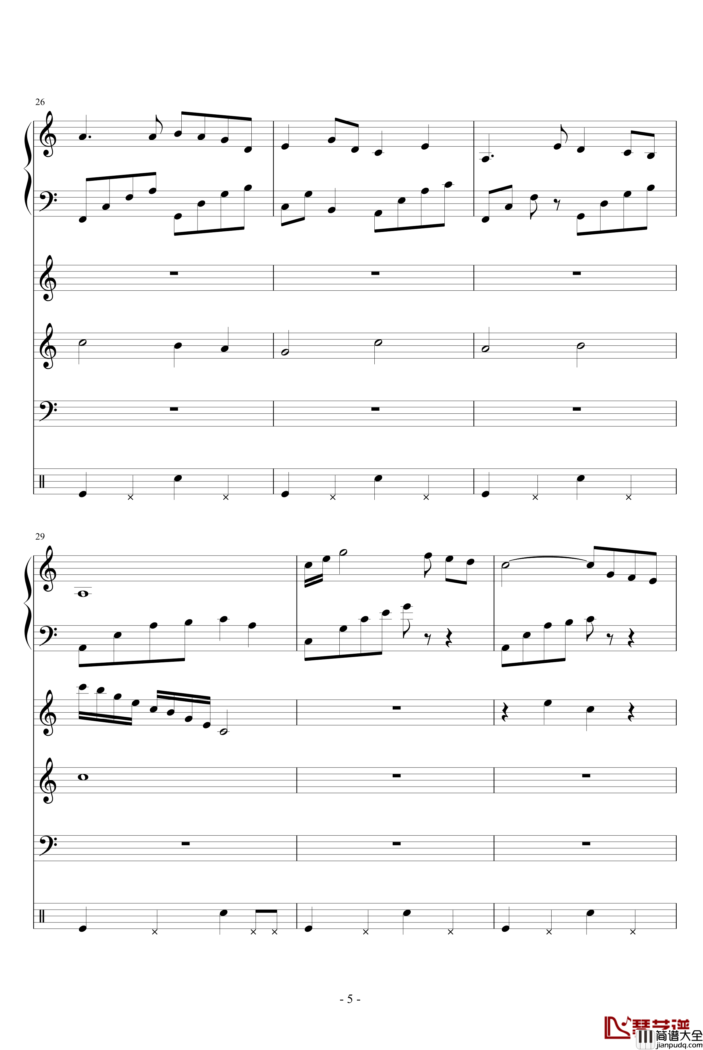 彩虹社歌钢琴谱_未完成_葬礼の华彩