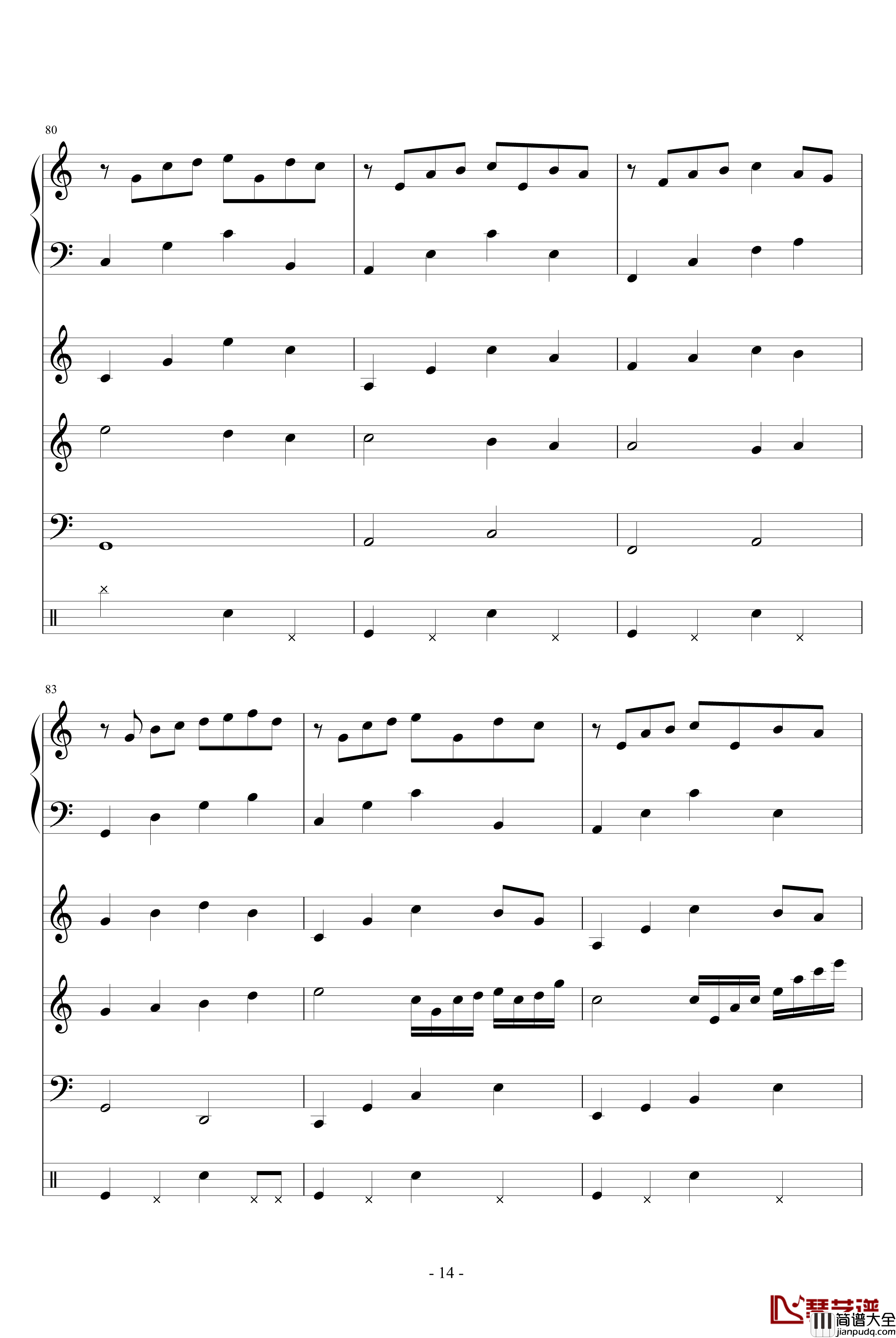 彩虹社歌钢琴谱_未完成_葬礼の华彩