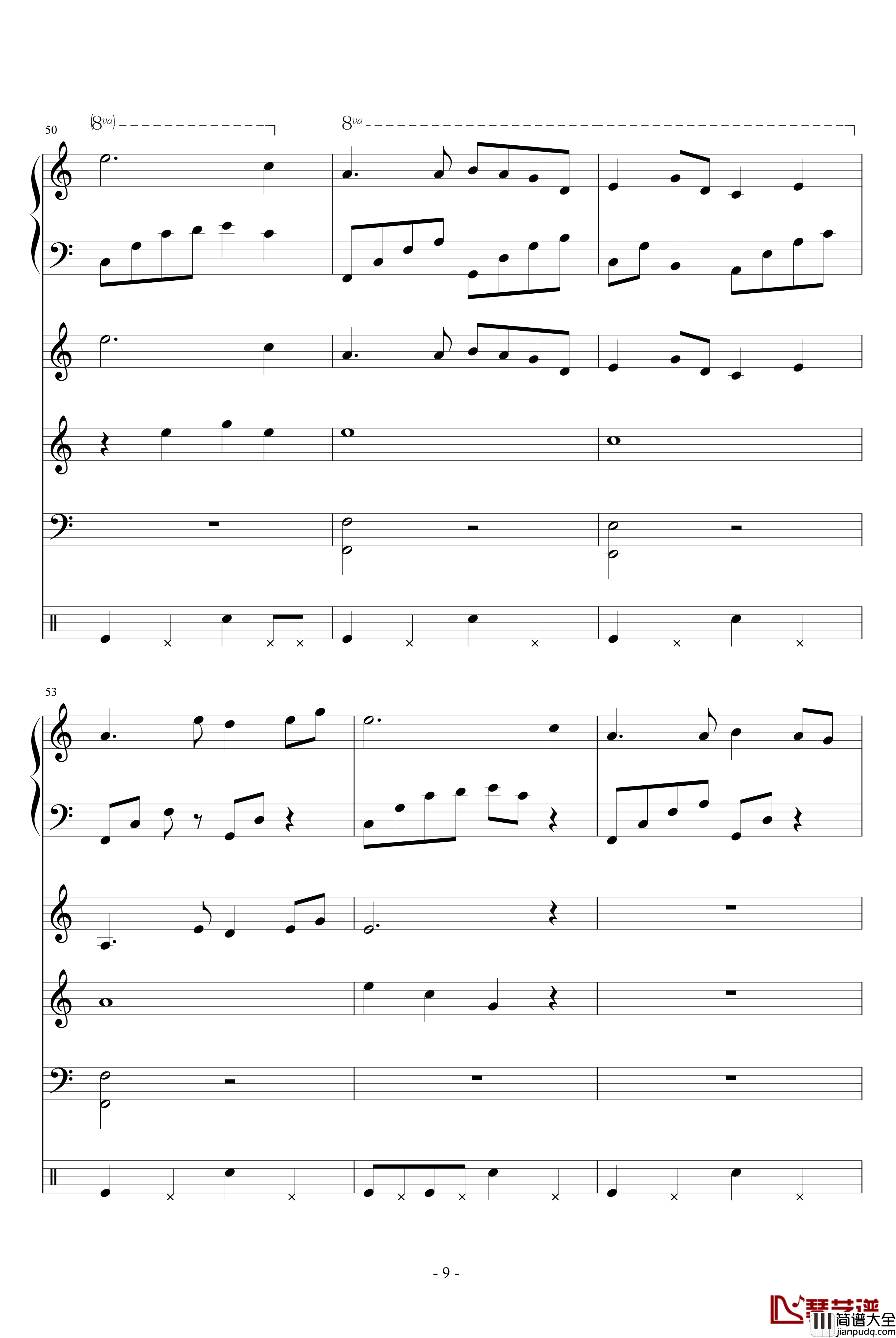 彩虹社歌钢琴谱_未完成_葬礼の华彩