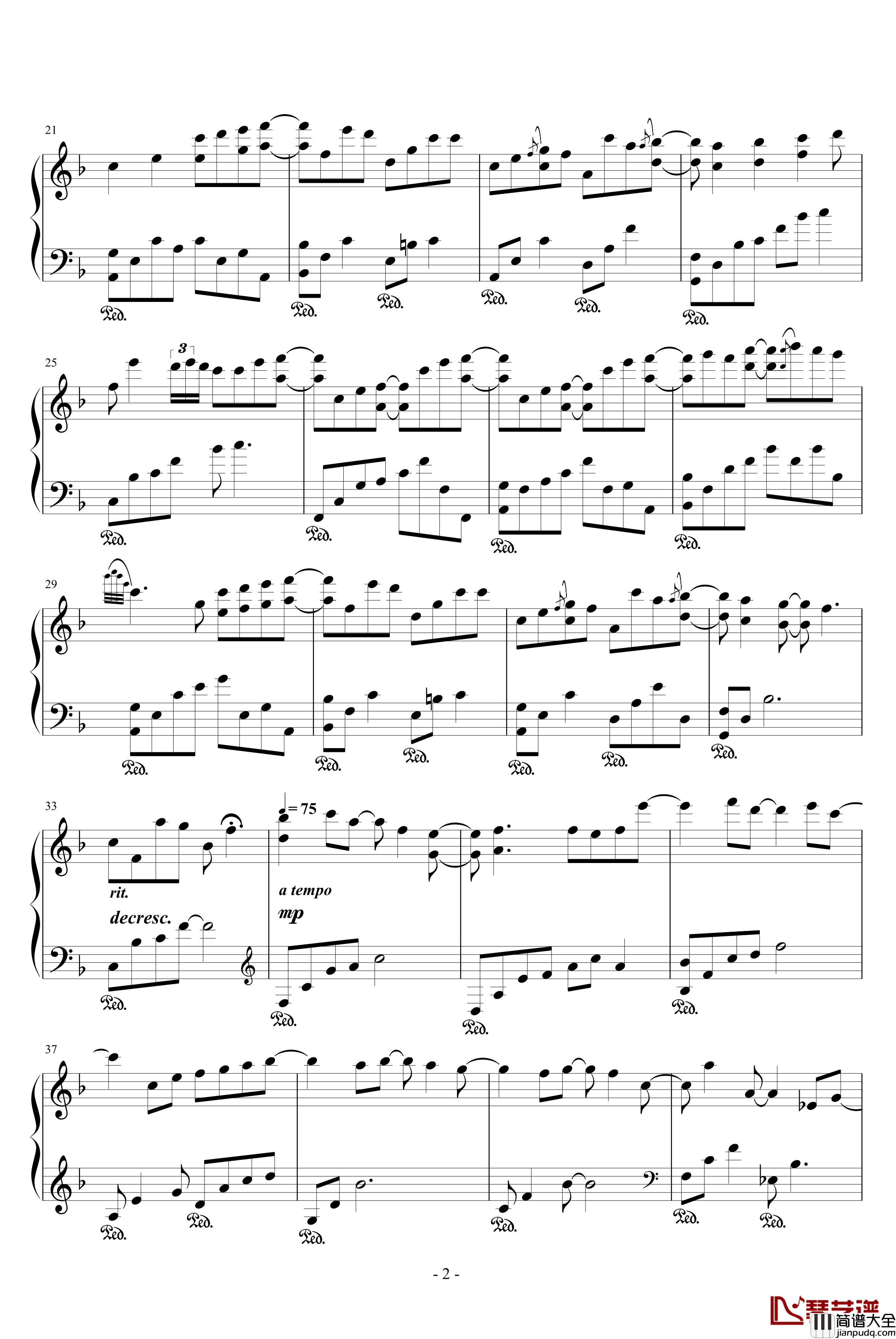 Love_me钢琴谱_完美演奏版_Yiruma