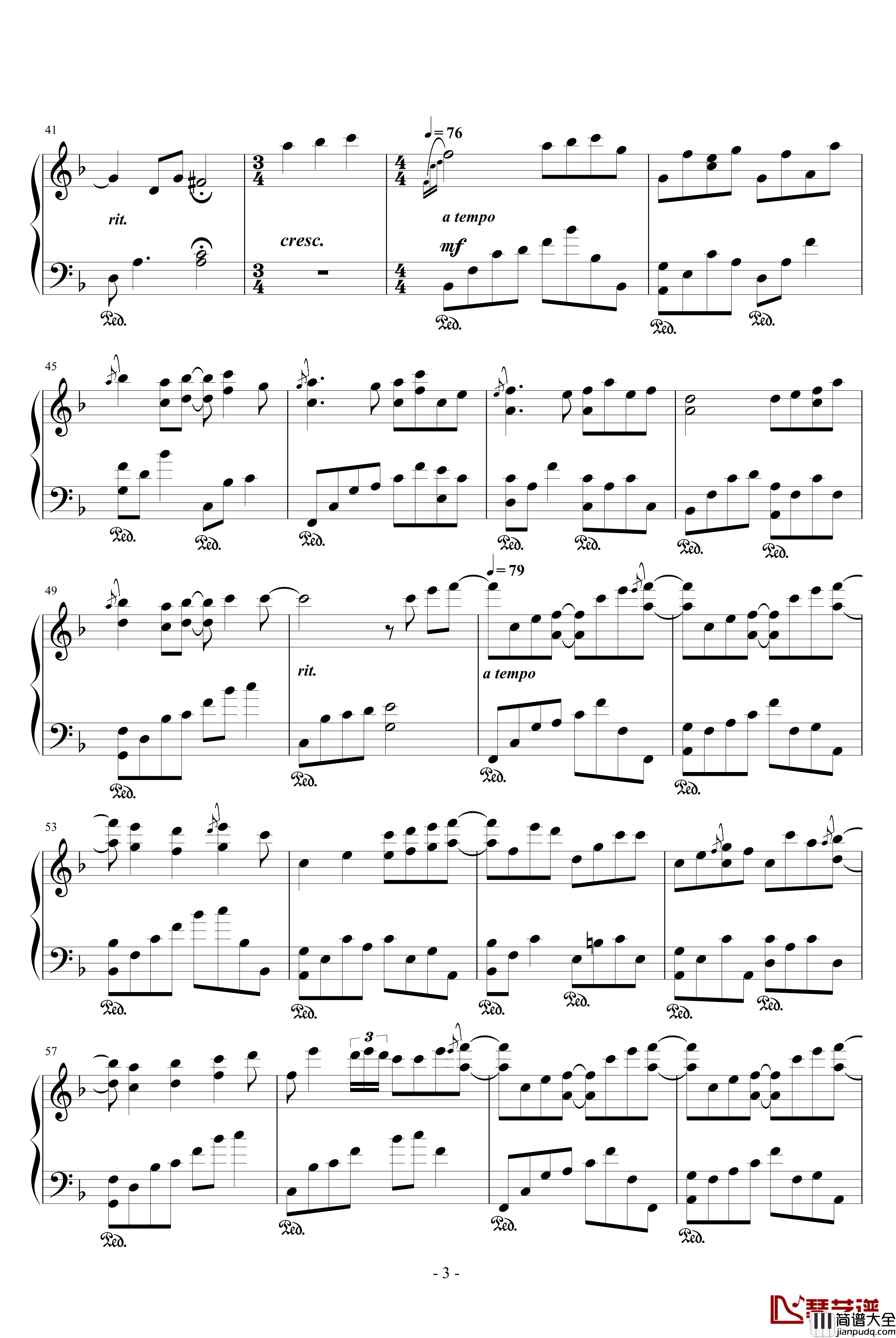 Love_me钢琴谱_完美演奏版_Yiruma