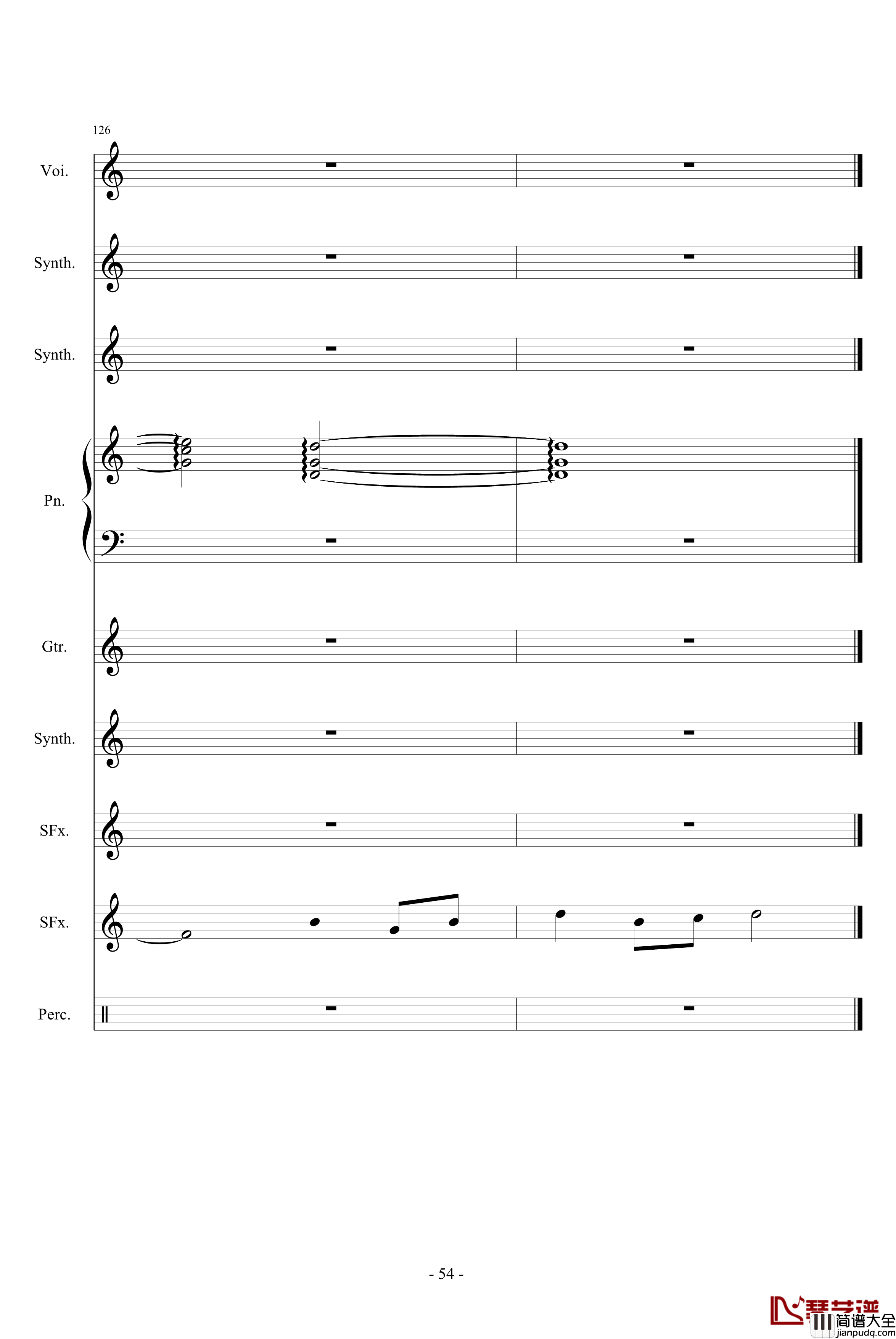 相对论钢琴谱_竹昔