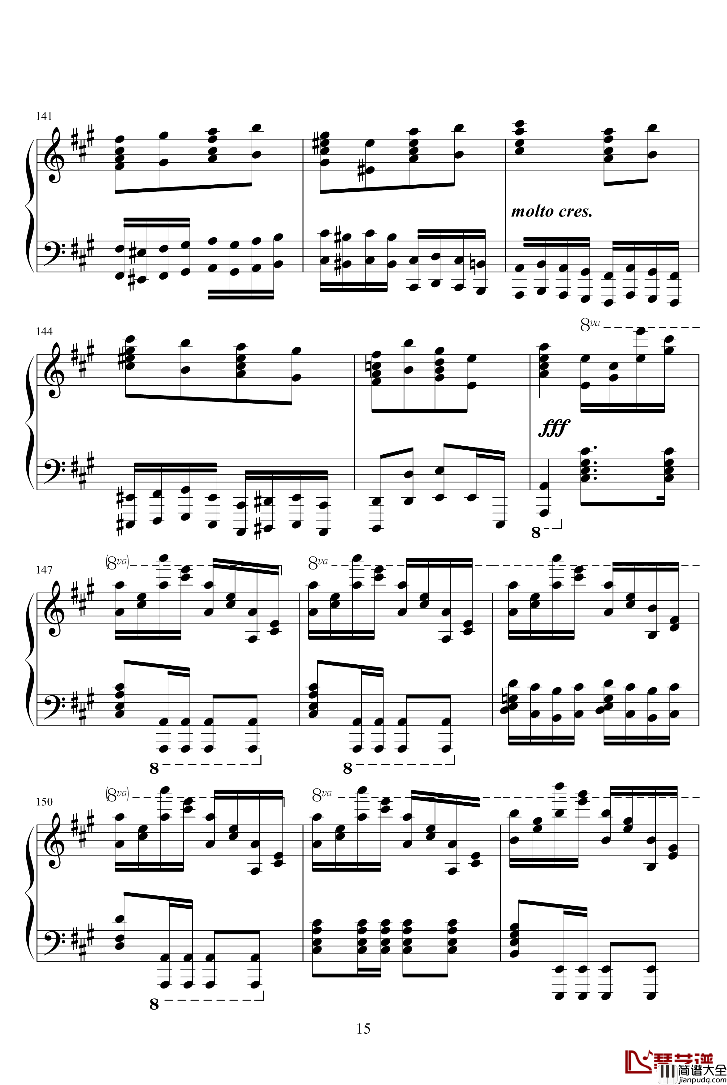 土耳其进行曲钢琴谱_原版_莫扎特_瓦洛多斯