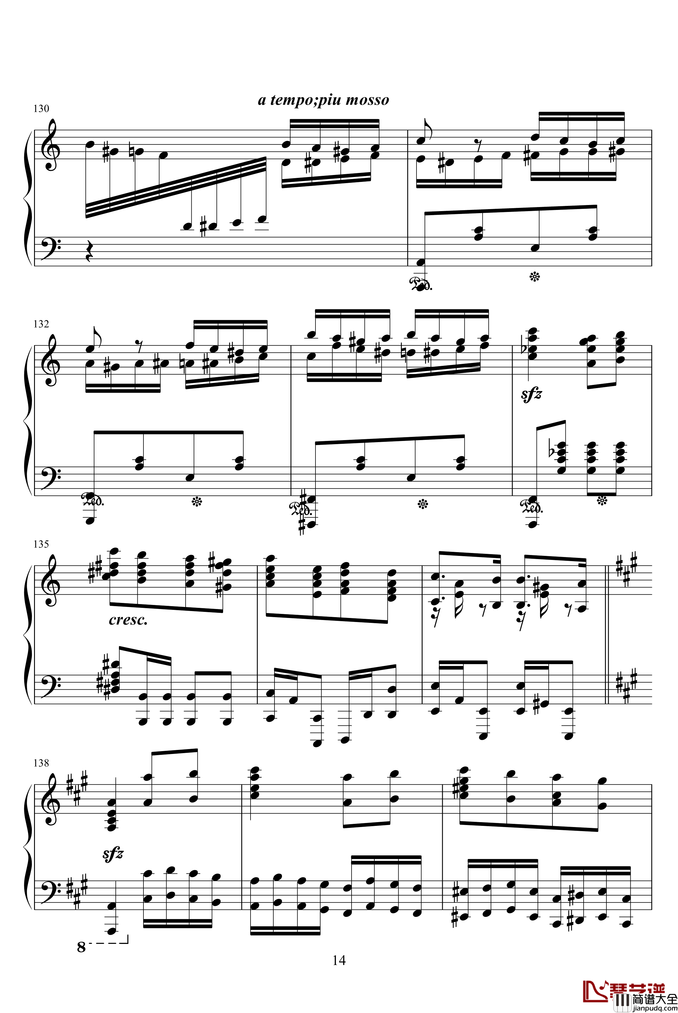 土耳其进行曲钢琴谱_原版_莫扎特_瓦洛多斯