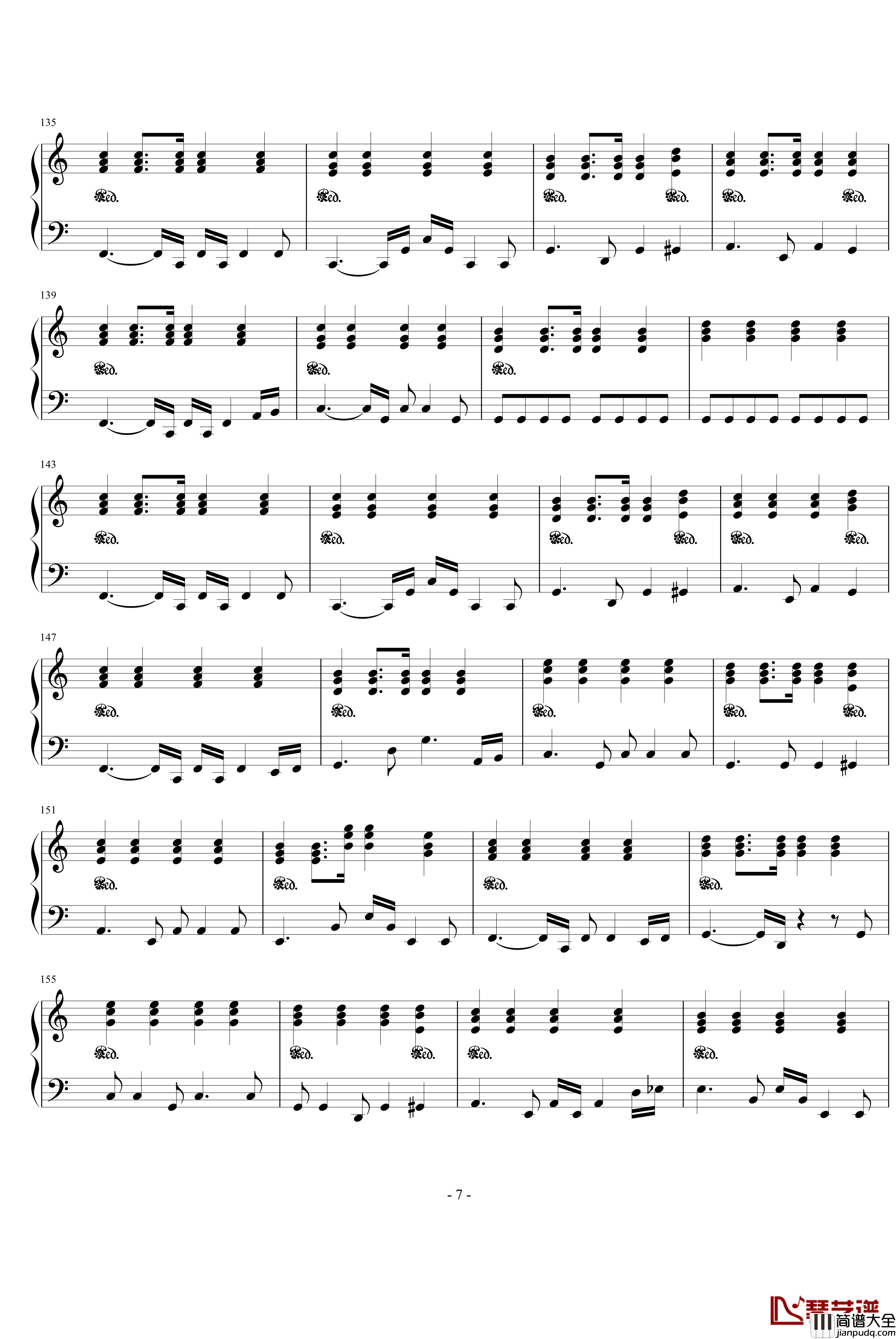 taers钢琴谱_钢琴版_欧美经典