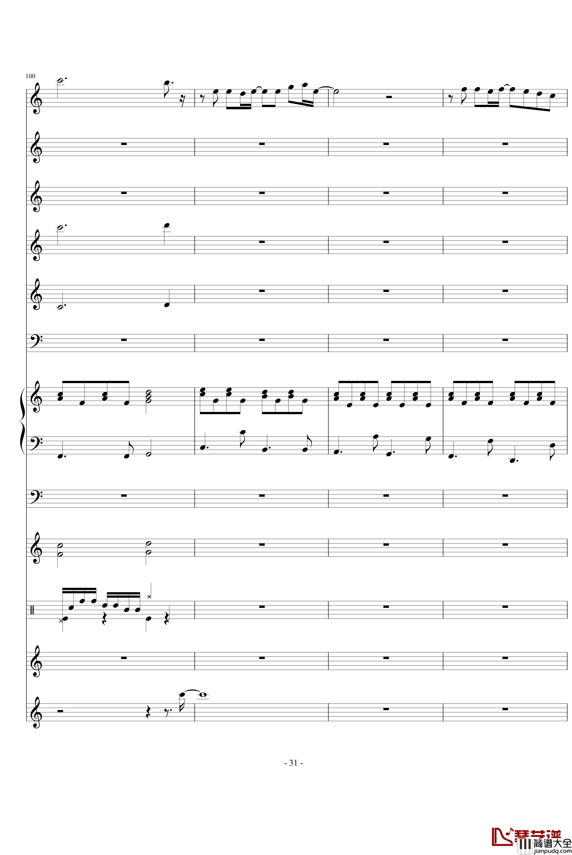 tears钢琴谱_欧美经典