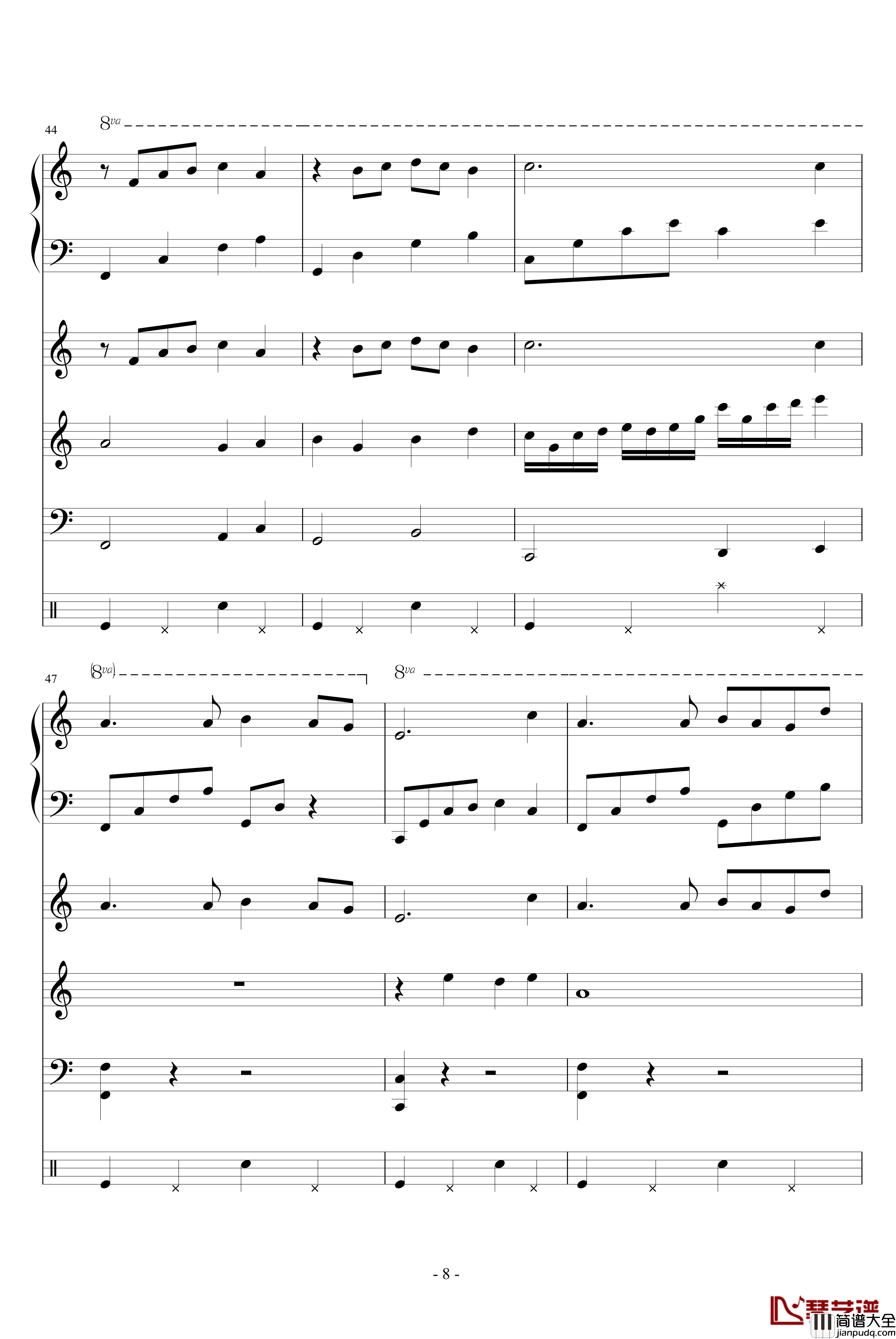 彩虹·梦钢琴谱_黄艳儒