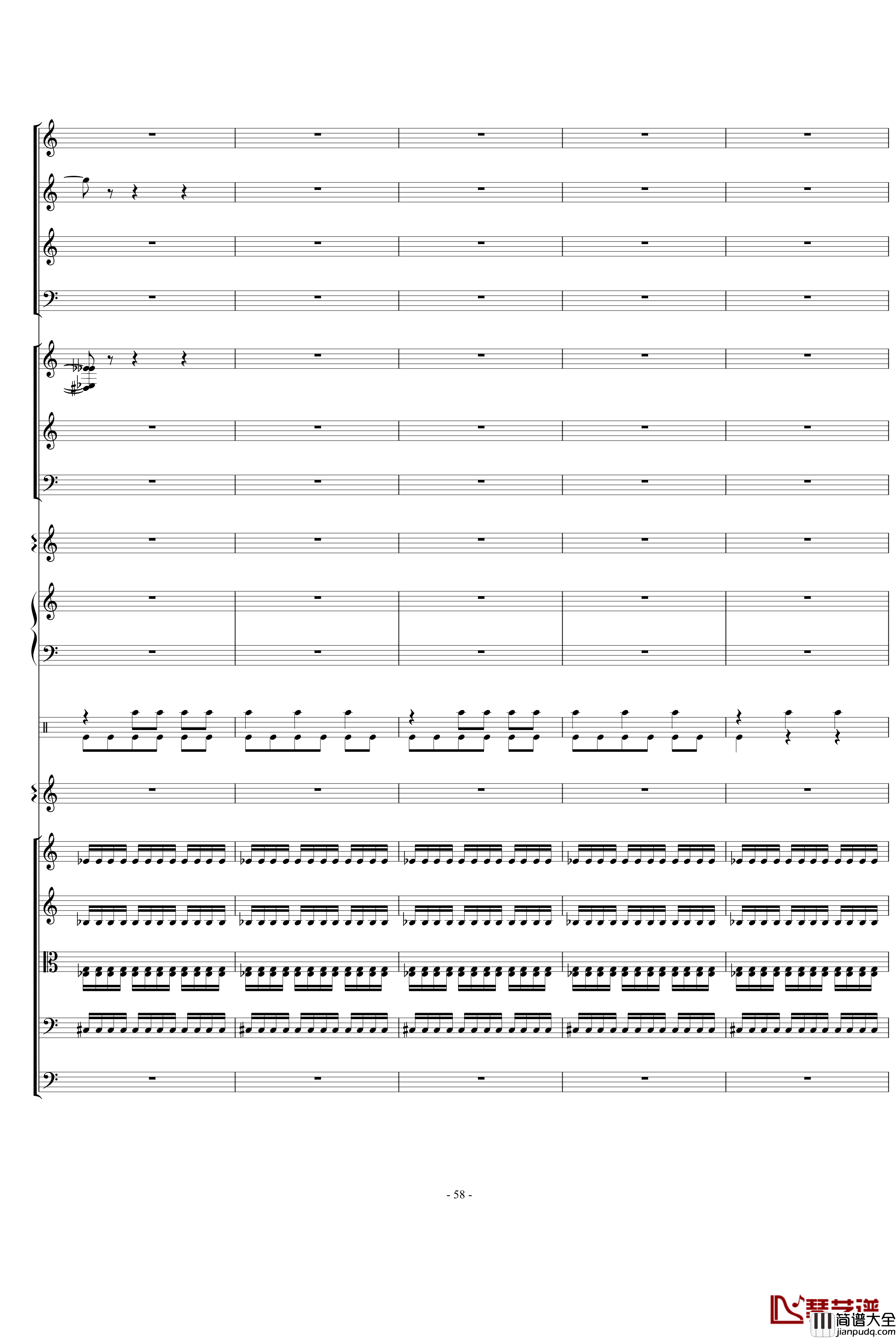 骷髅舞钢琴谱_死之舞_圣桑