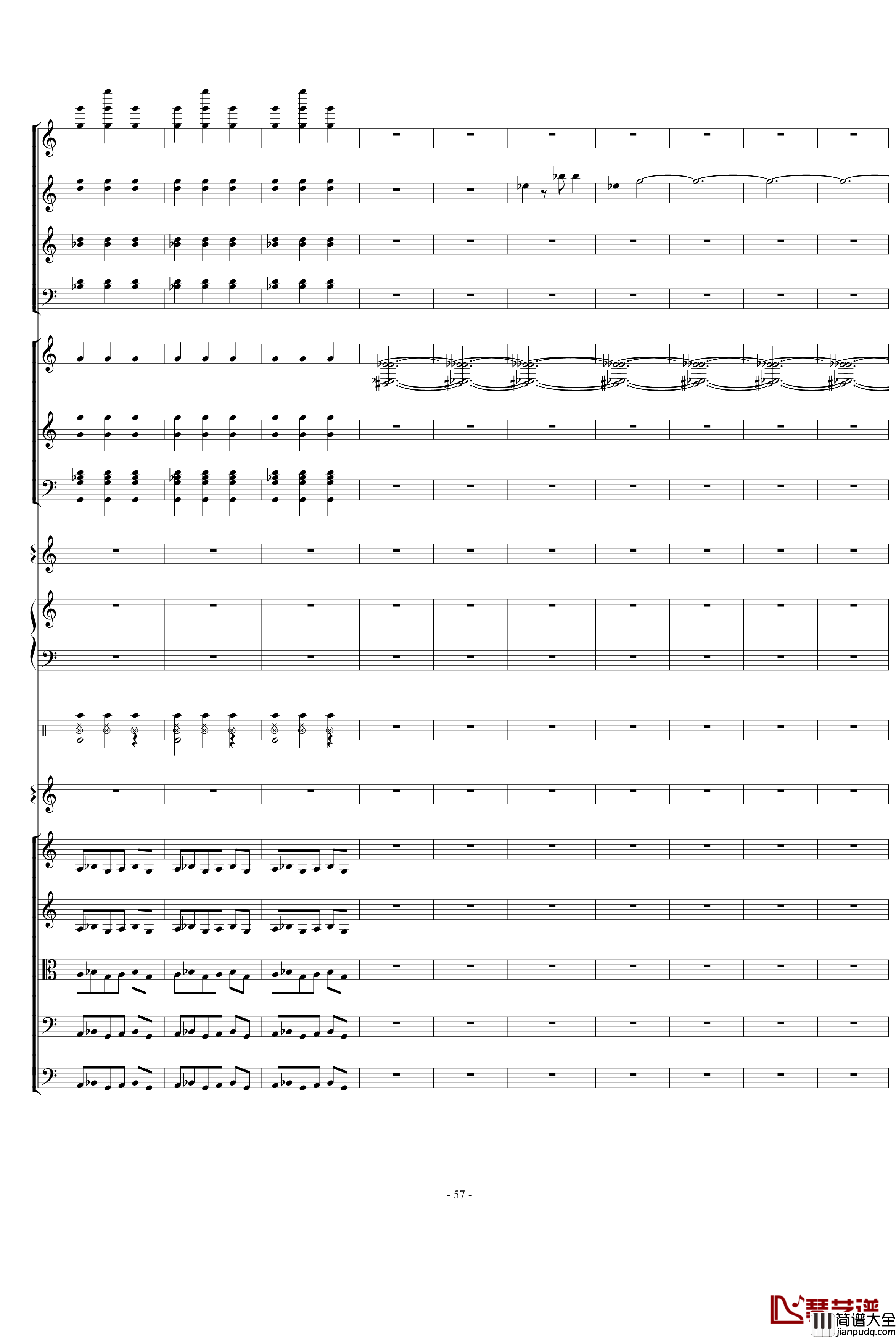 骷髅舞钢琴谱_死之舞_圣桑