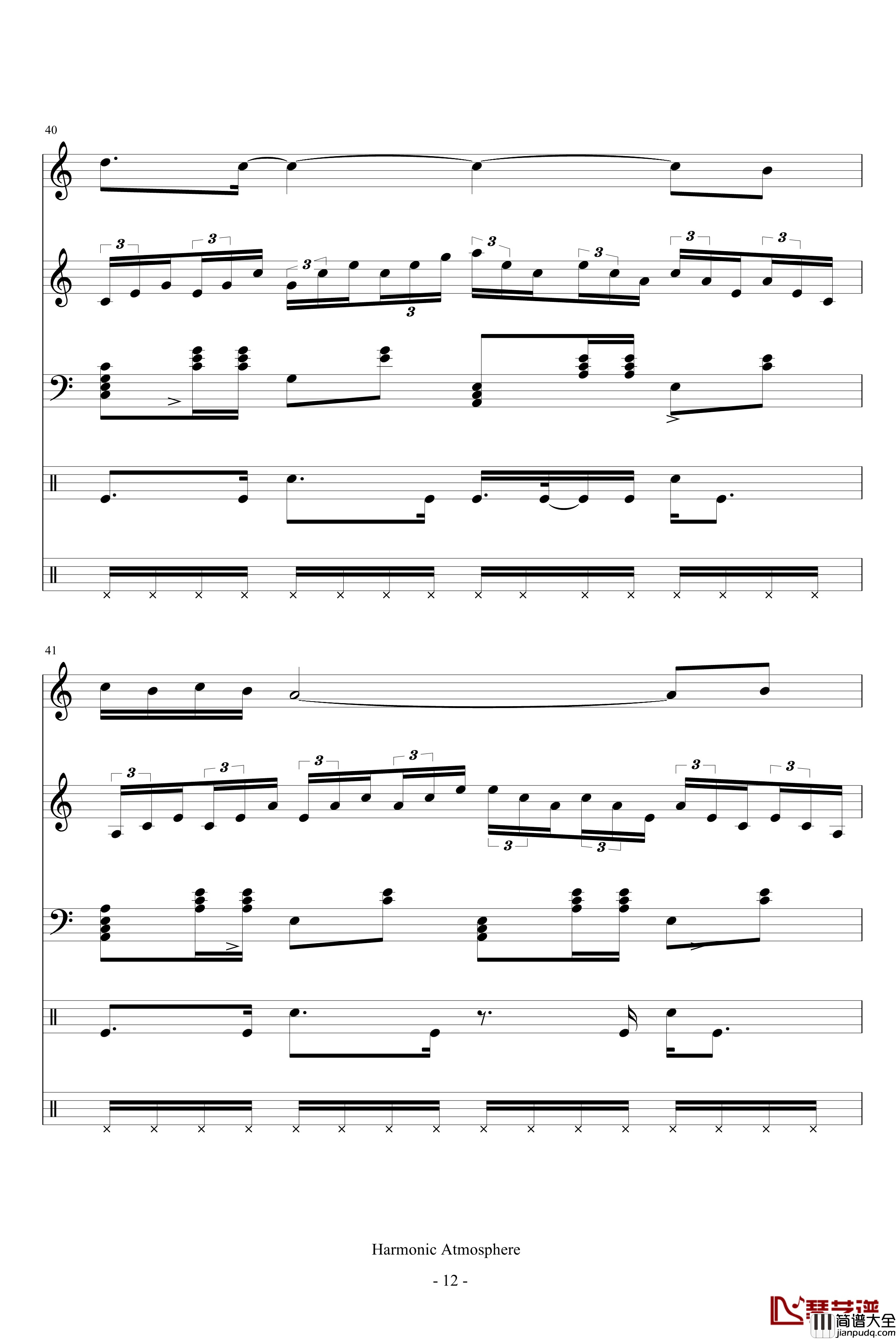 熟悉的旋律钢琴谱_琳琅