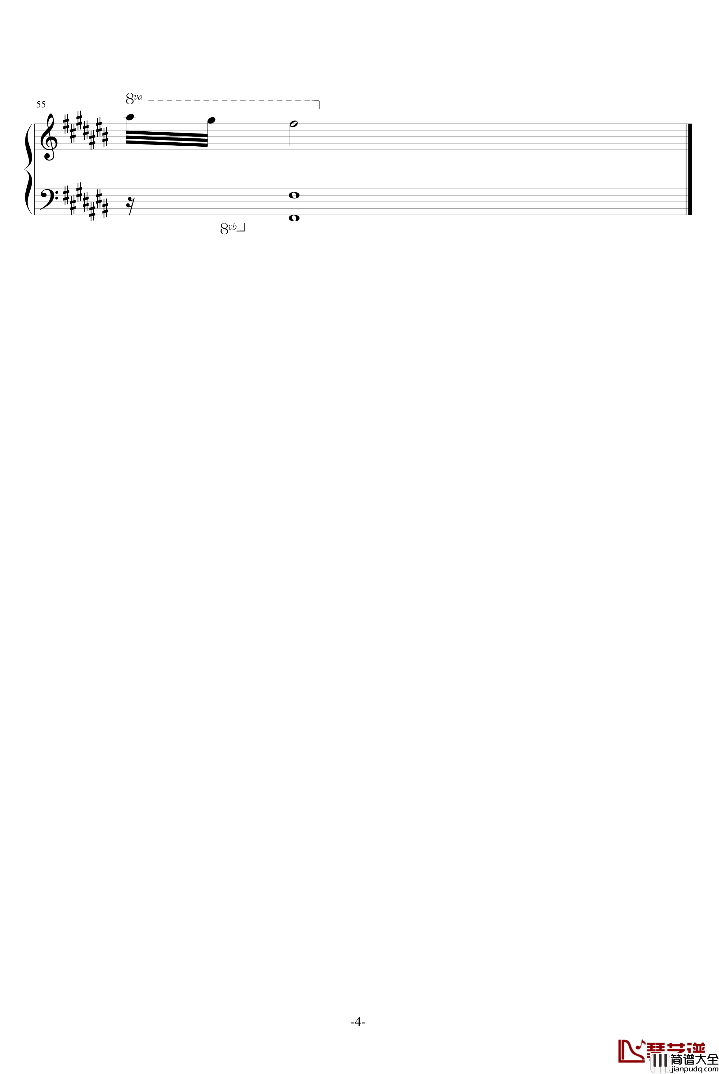 白梨花钢琴谱_你看那