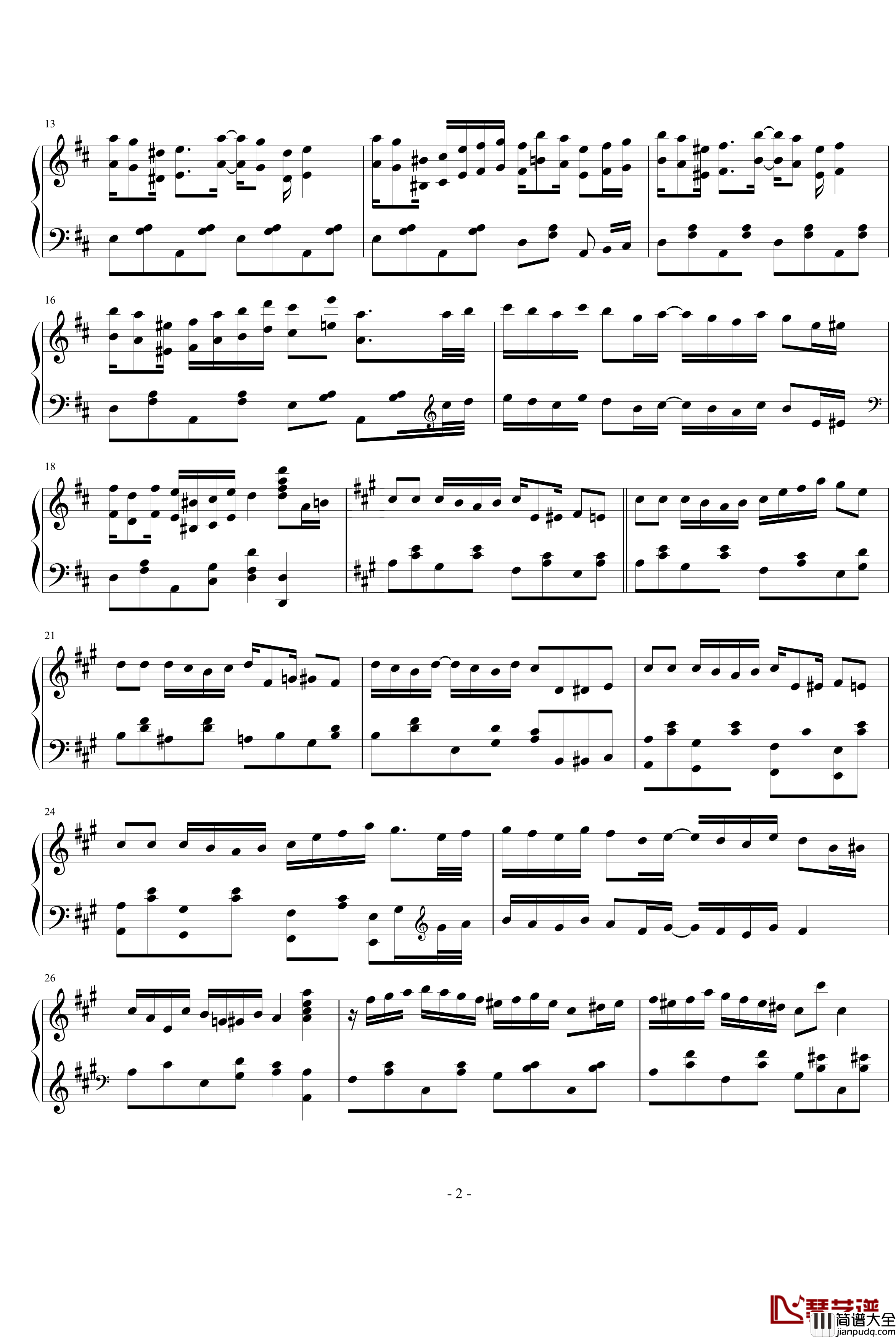 Spinach_Rag钢琴谱_最终幻想6_最终幻想