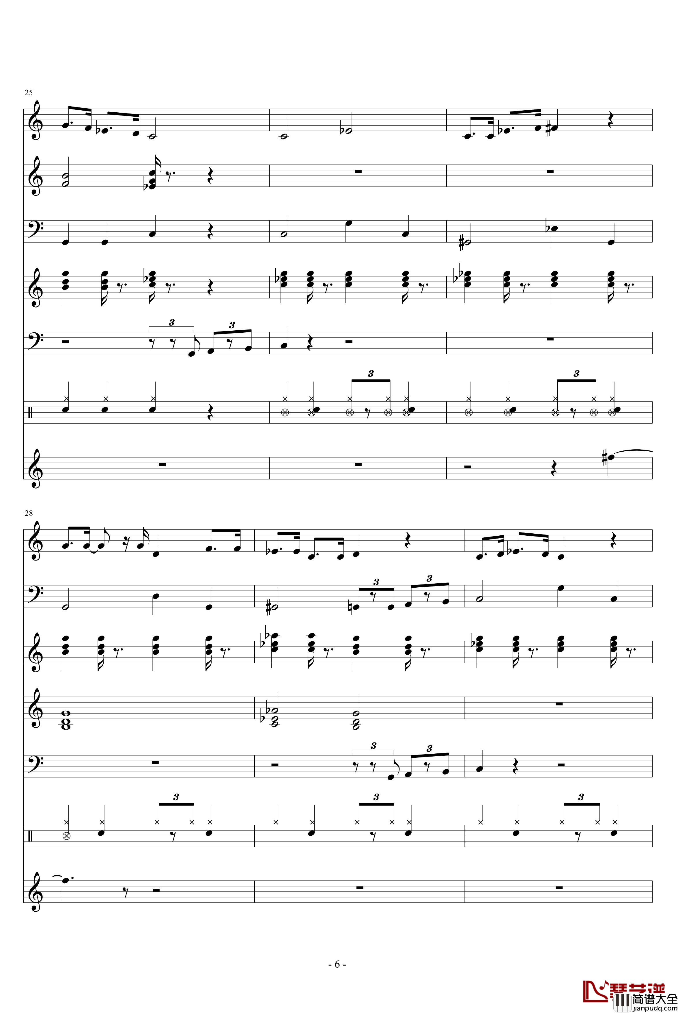 幽默鬼太郎钢琴谱_影视