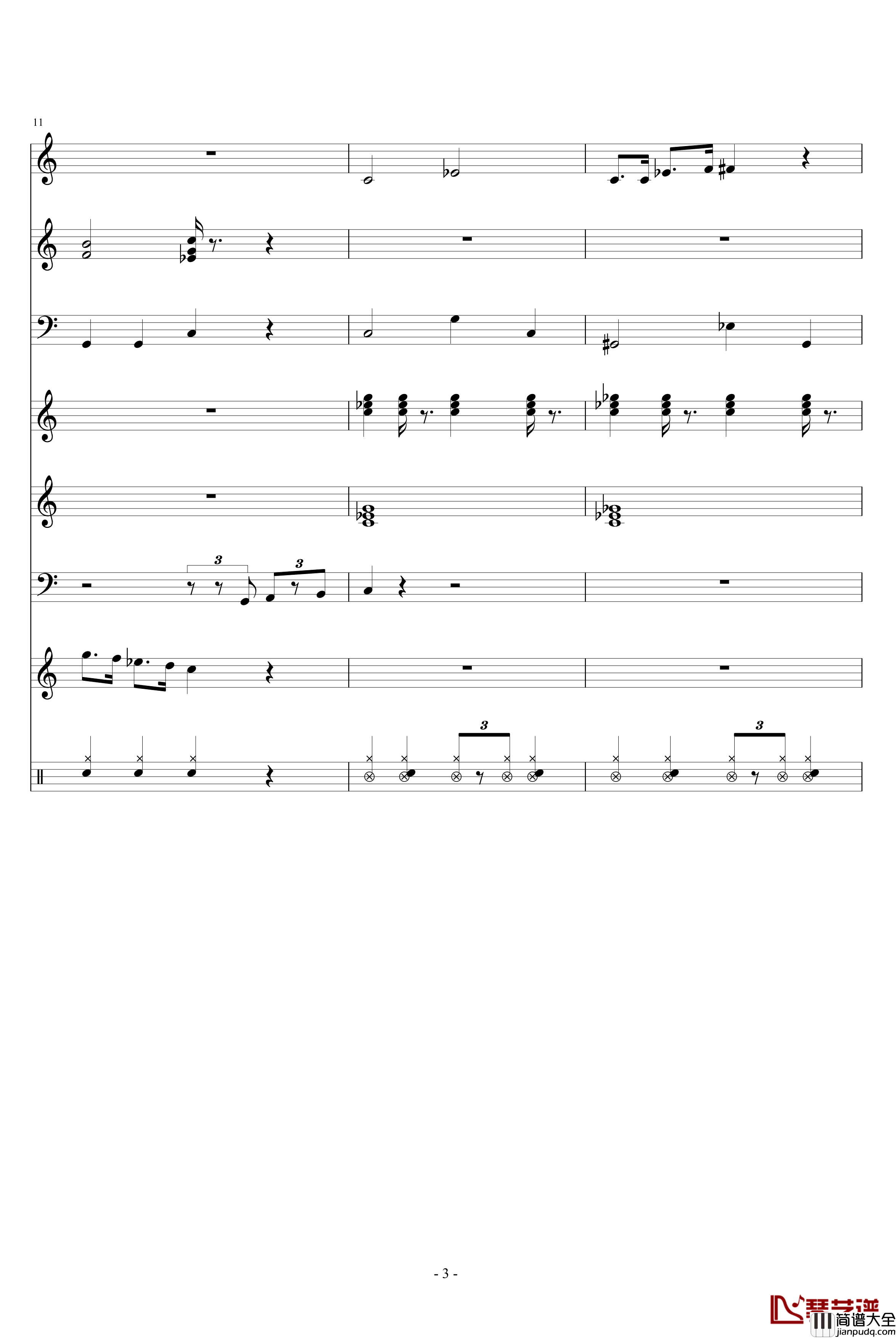 幽默鬼太郎钢琴谱_影视