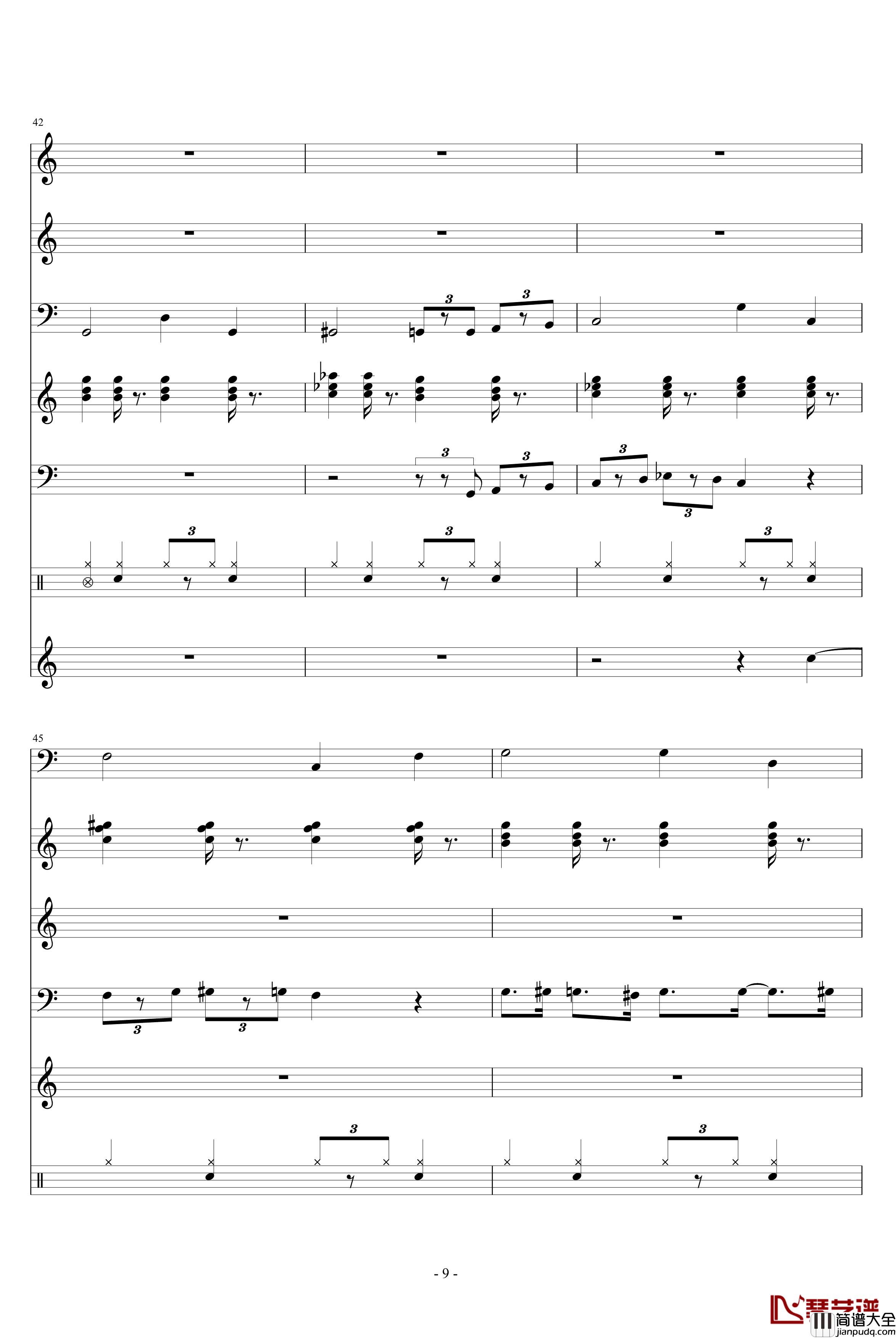 幽默鬼太郎钢琴谱_影视