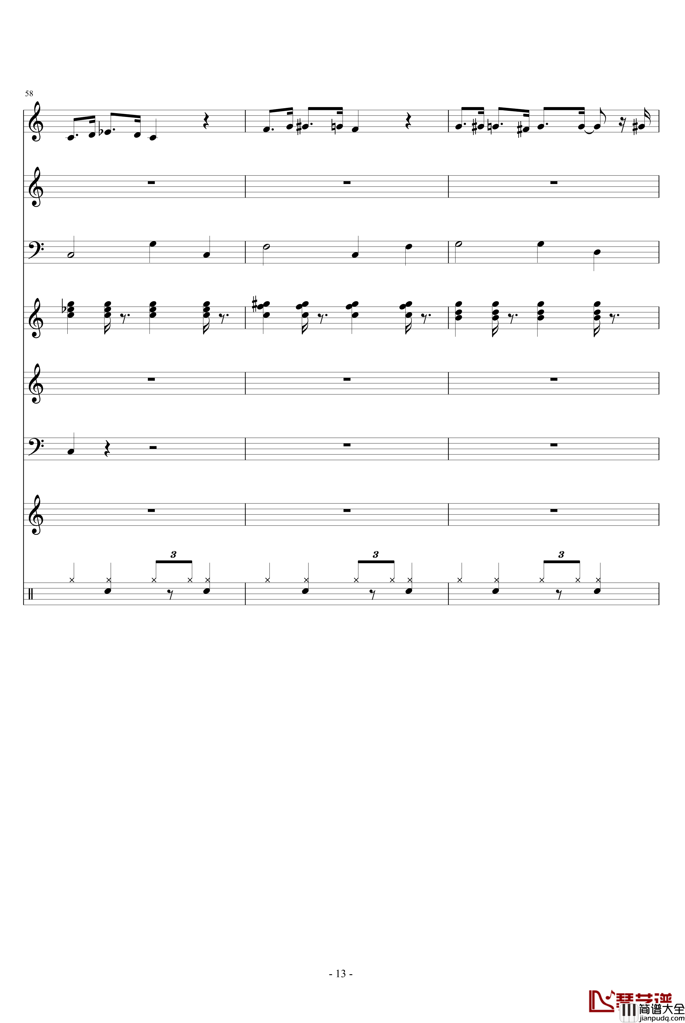 幽默鬼太郎钢琴谱_影视