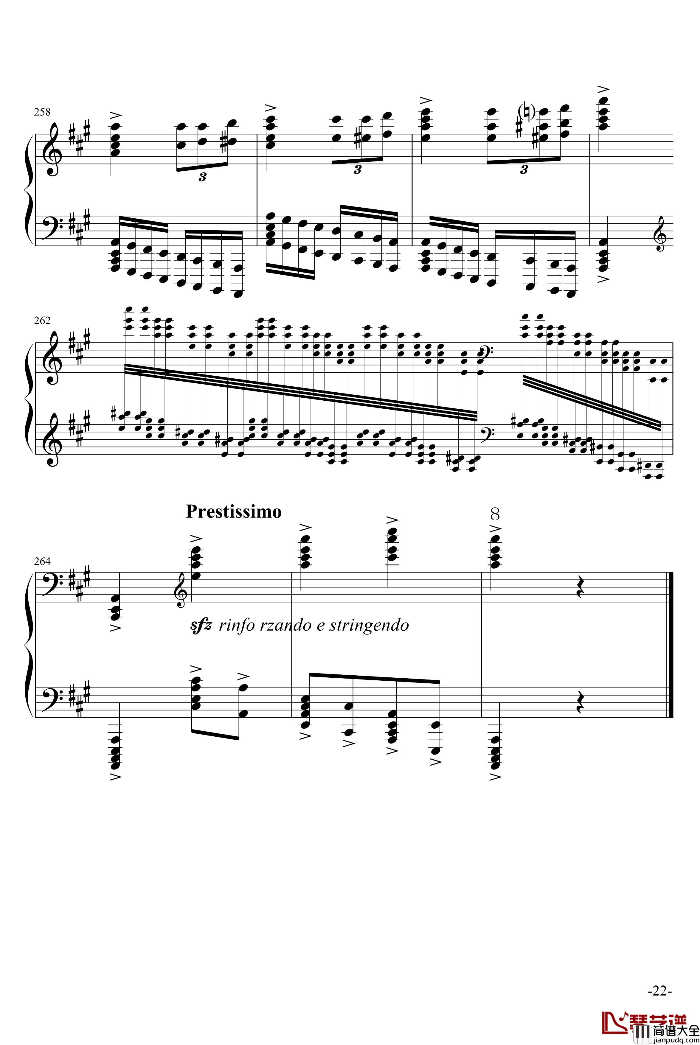 玩命版土耳其进行曲钢琴谱_莫扎特