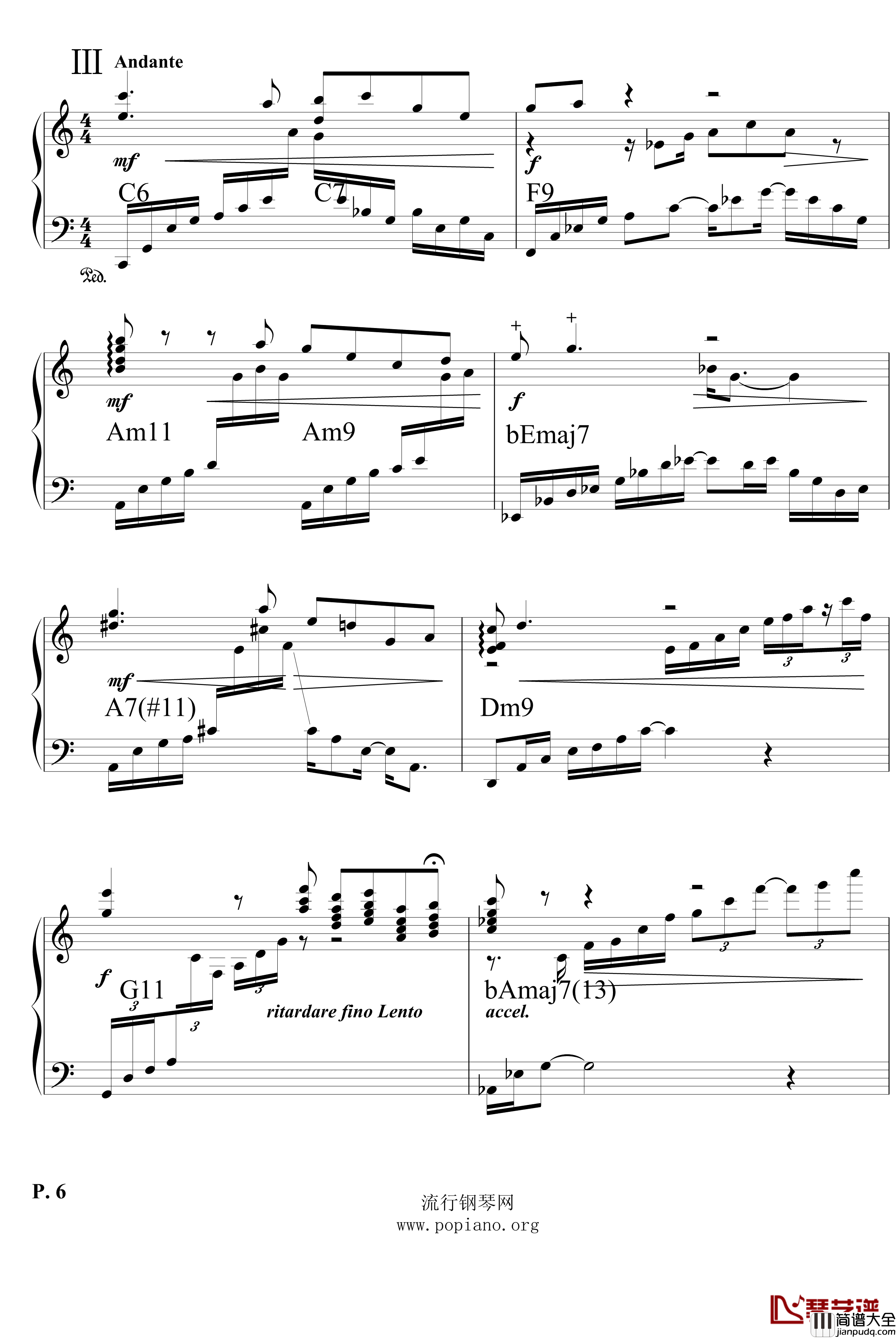 月神之舞钢琴谱_流行追梦人