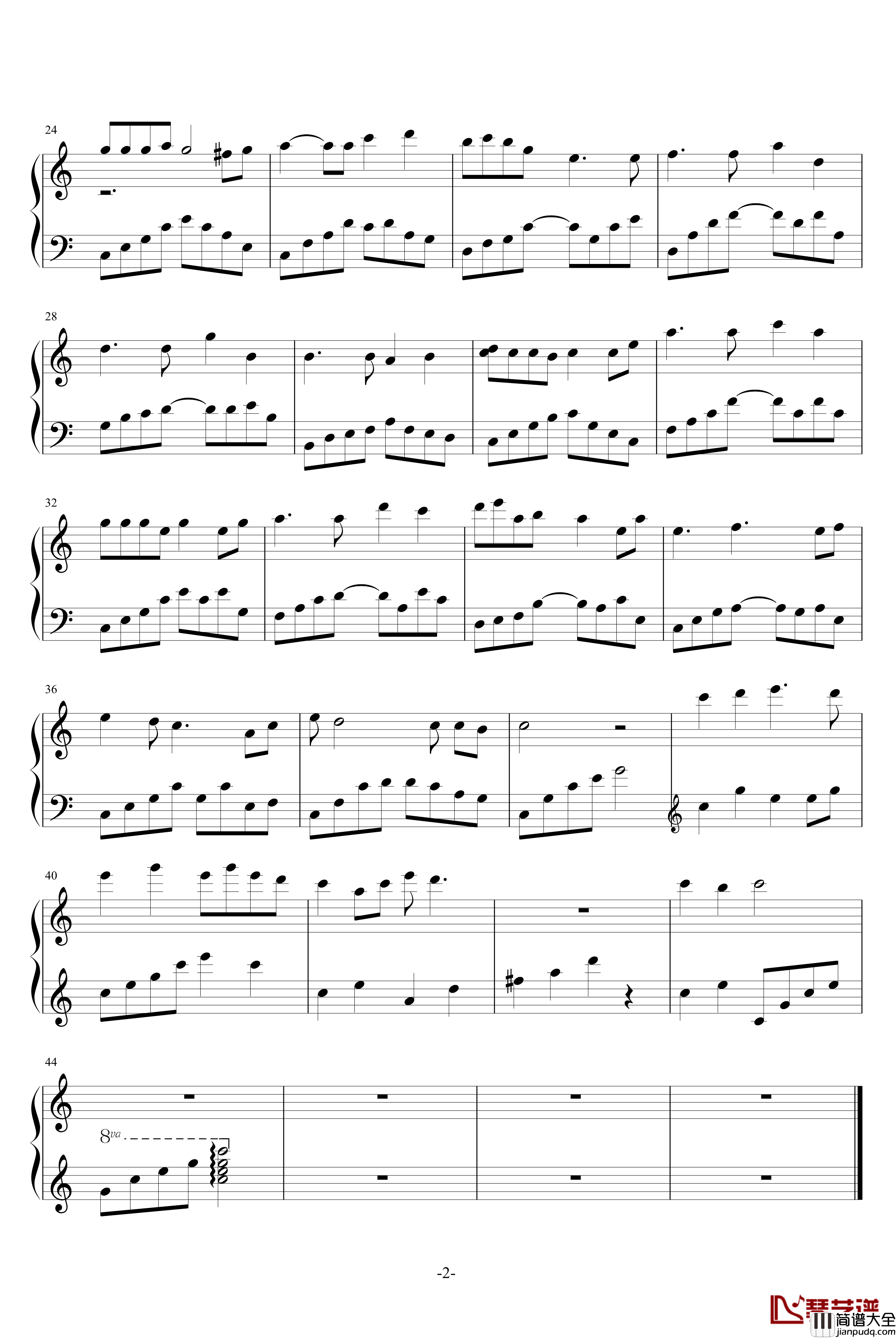 天台钢琴谱_银风