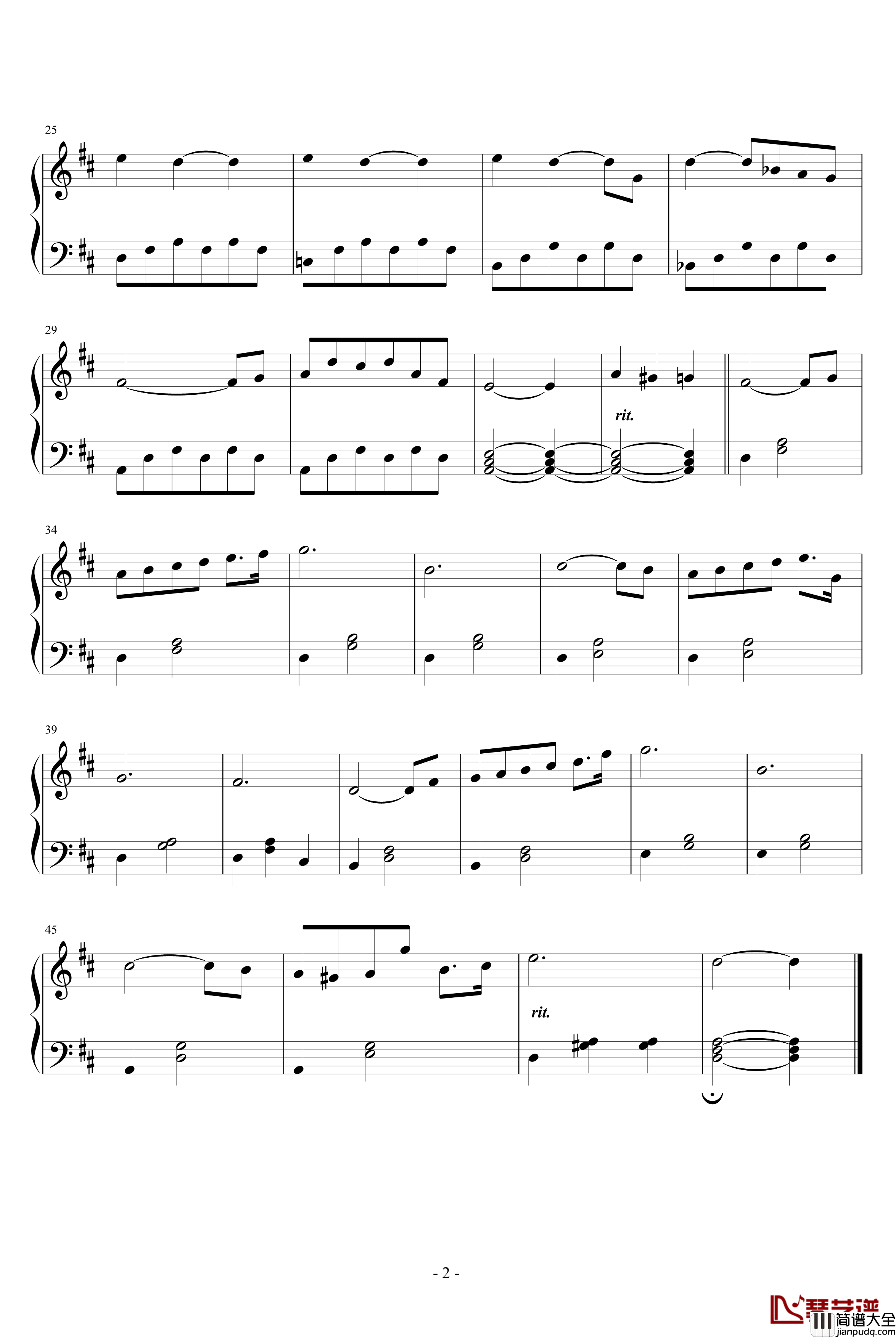 School_Days钢琴谱_piano_version_日在校园_动漫影视